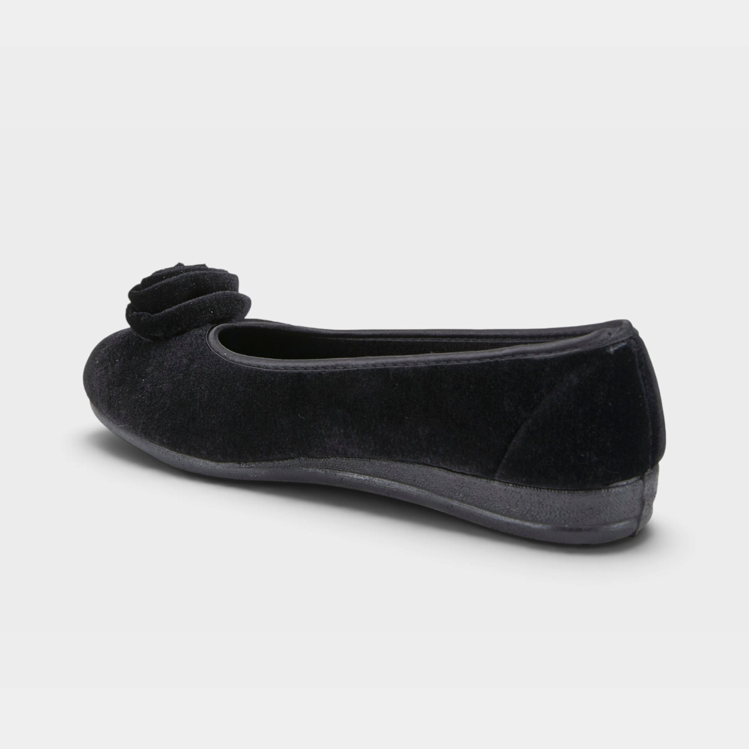 Flexus Roseloud Black Slipper