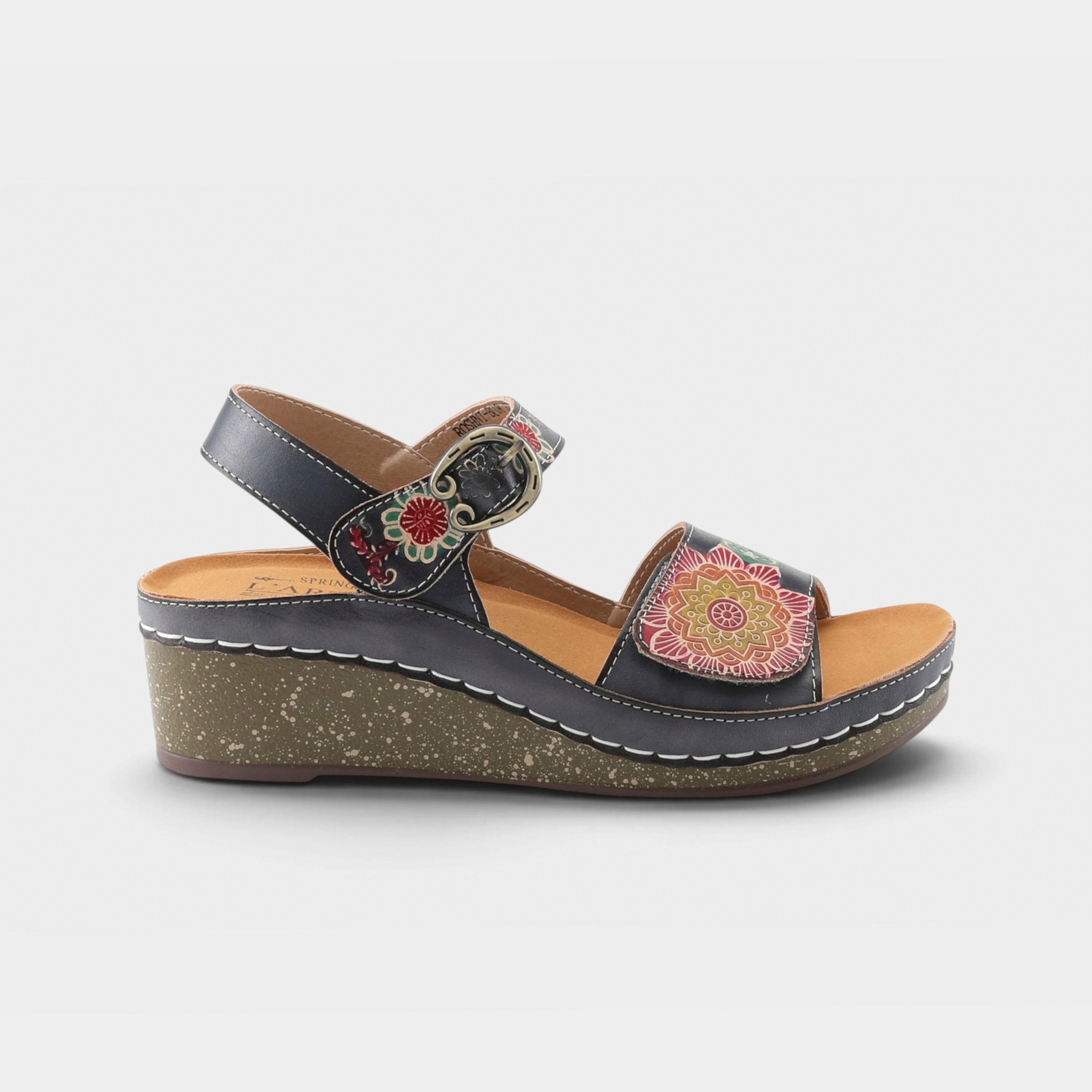 L'Artiste Roshni sandals in Blue Multi, hero view