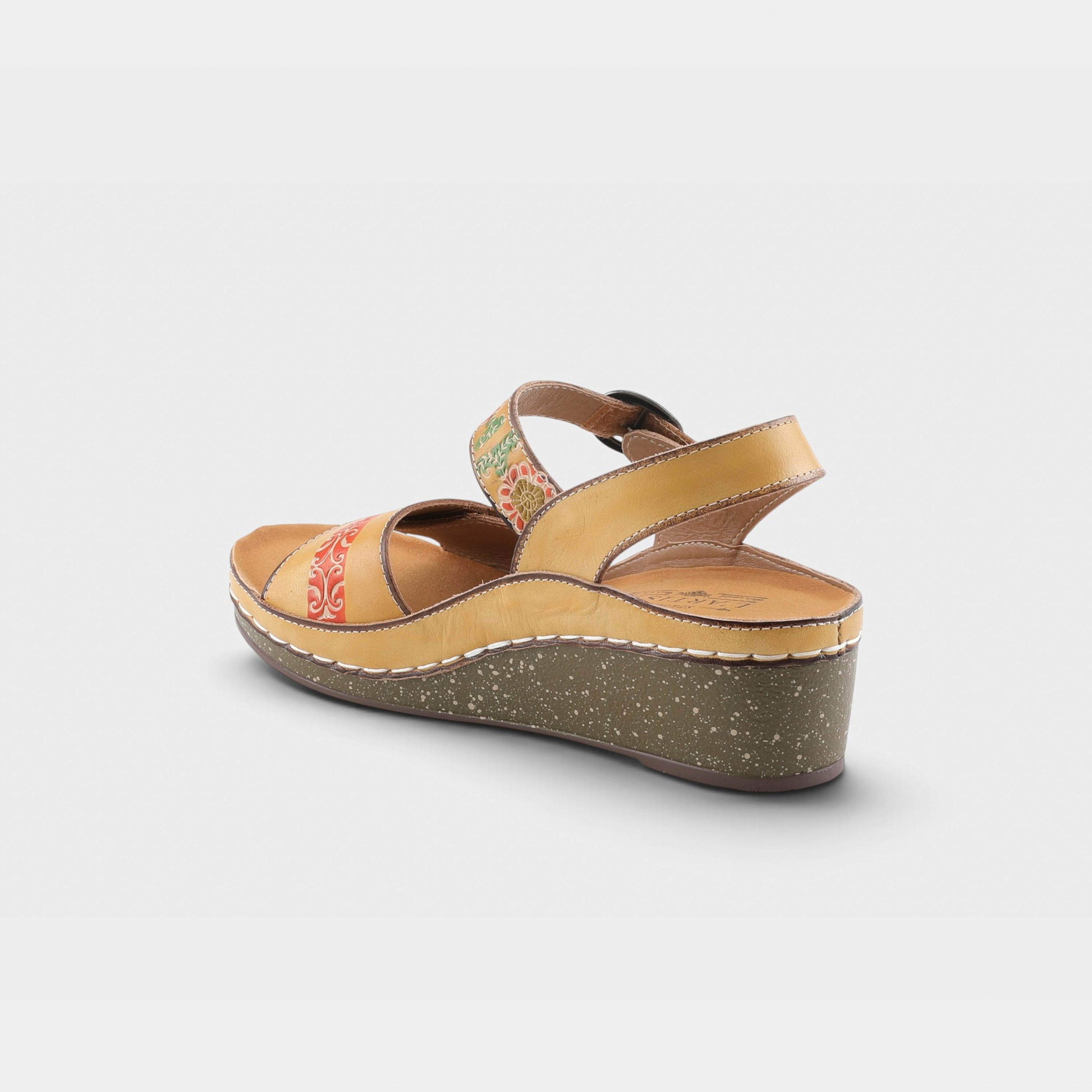 L'Artiste Roshni sandals in Natural Multi, alternate angle view