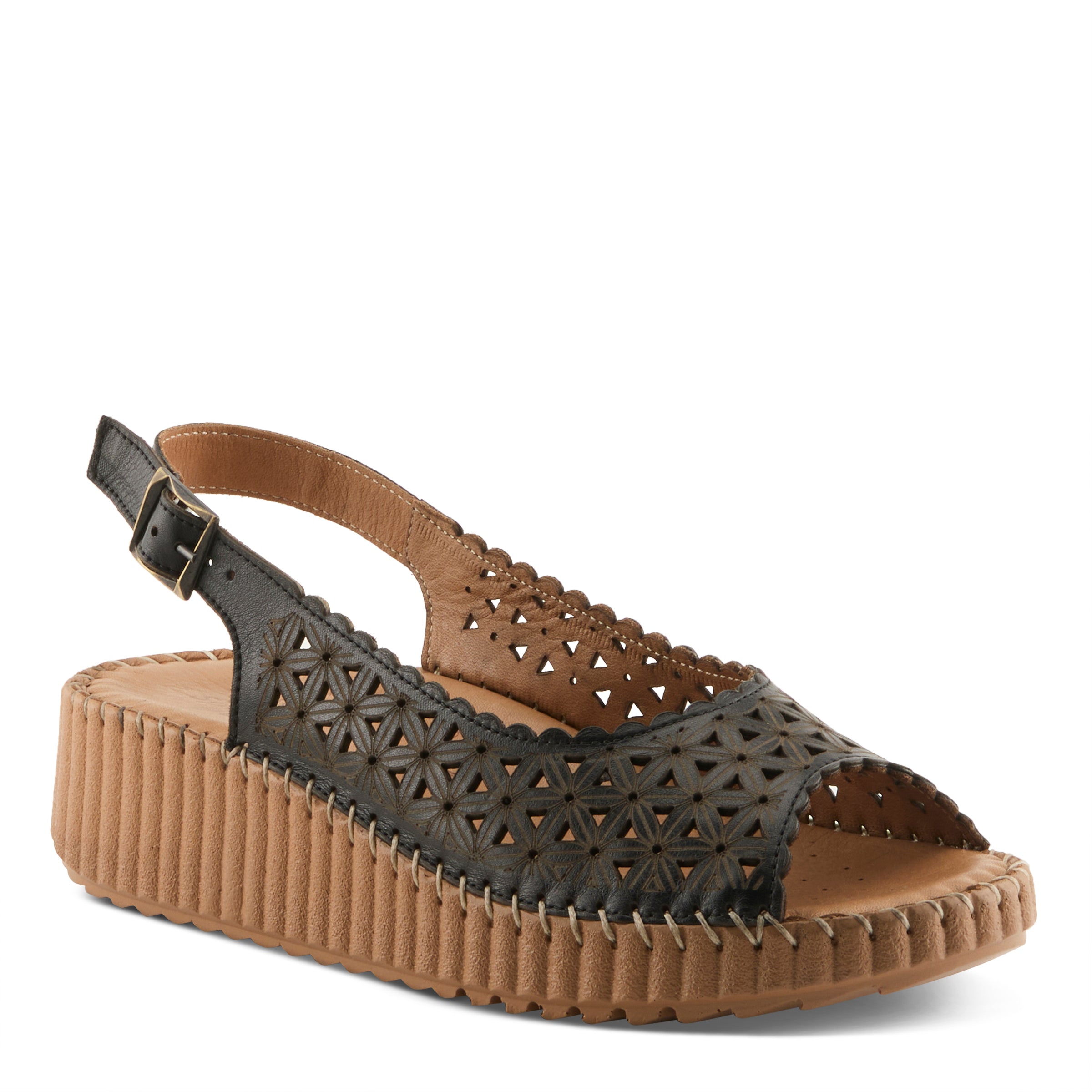 Spring Step SPRING STEP ROWYN SANDALS sandal in black with comfortable everyday design