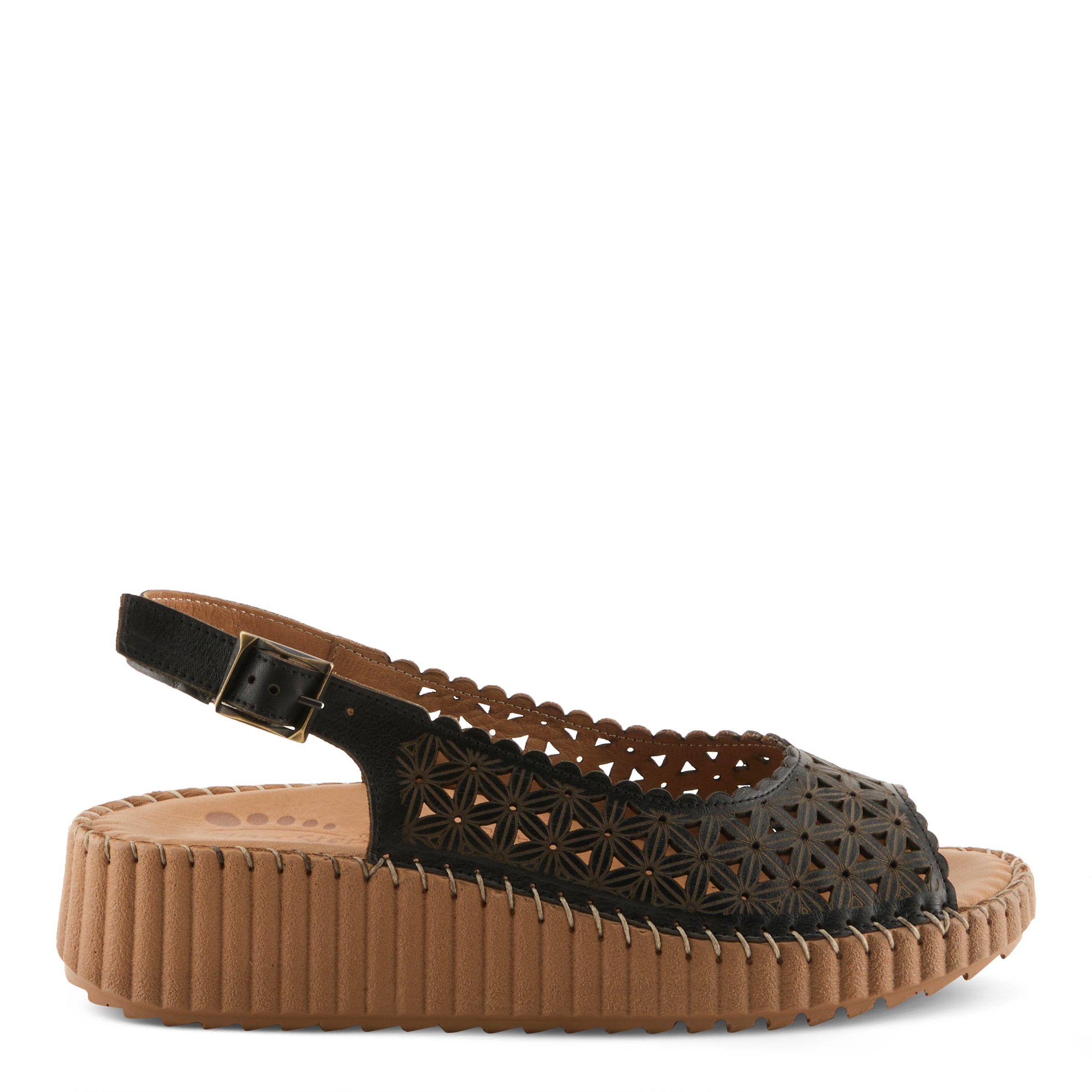 Spring Step SPRING STEP ROWYN SANDALS sandal in black with comfortable everyday design