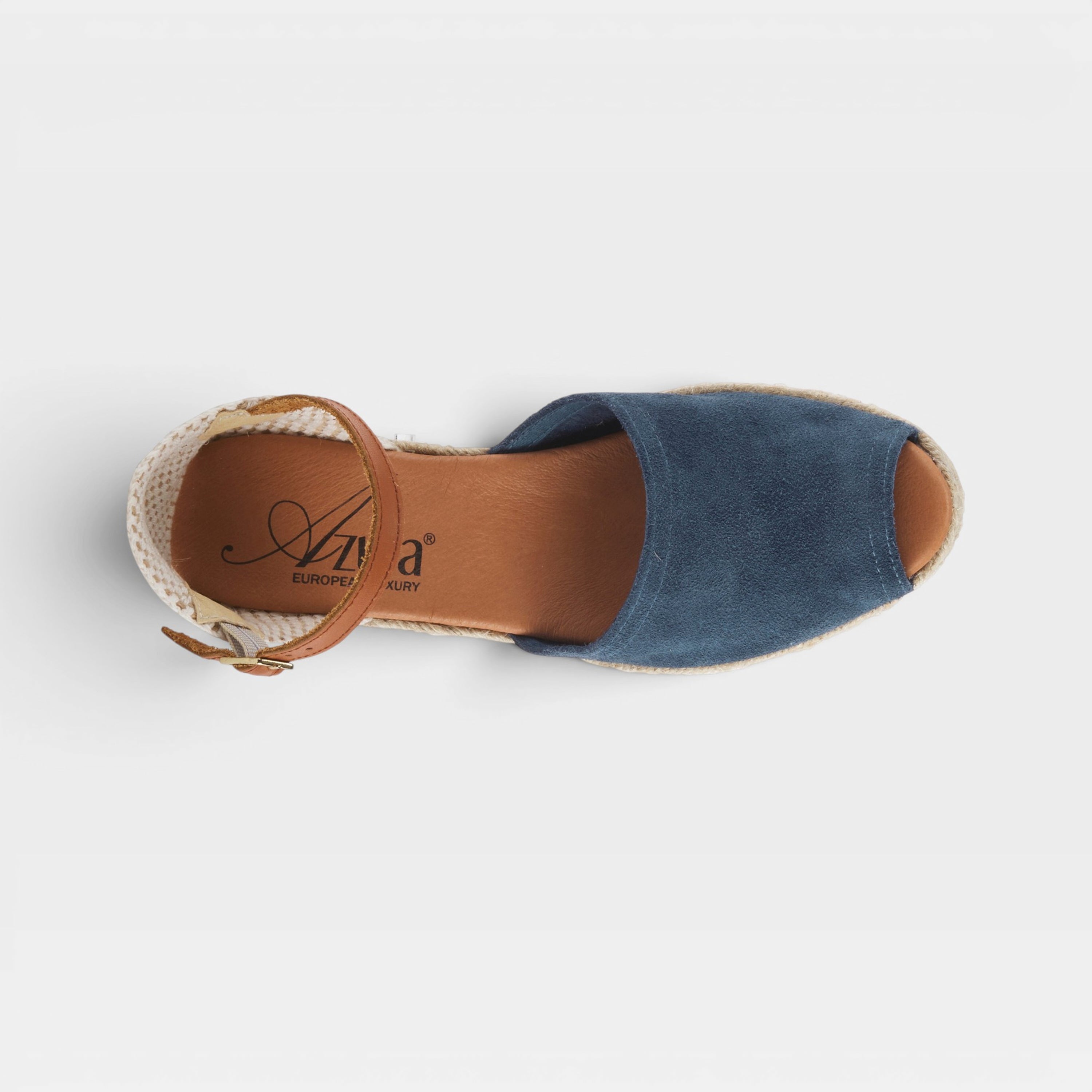 Azura Royalee Navy Suede Sandal