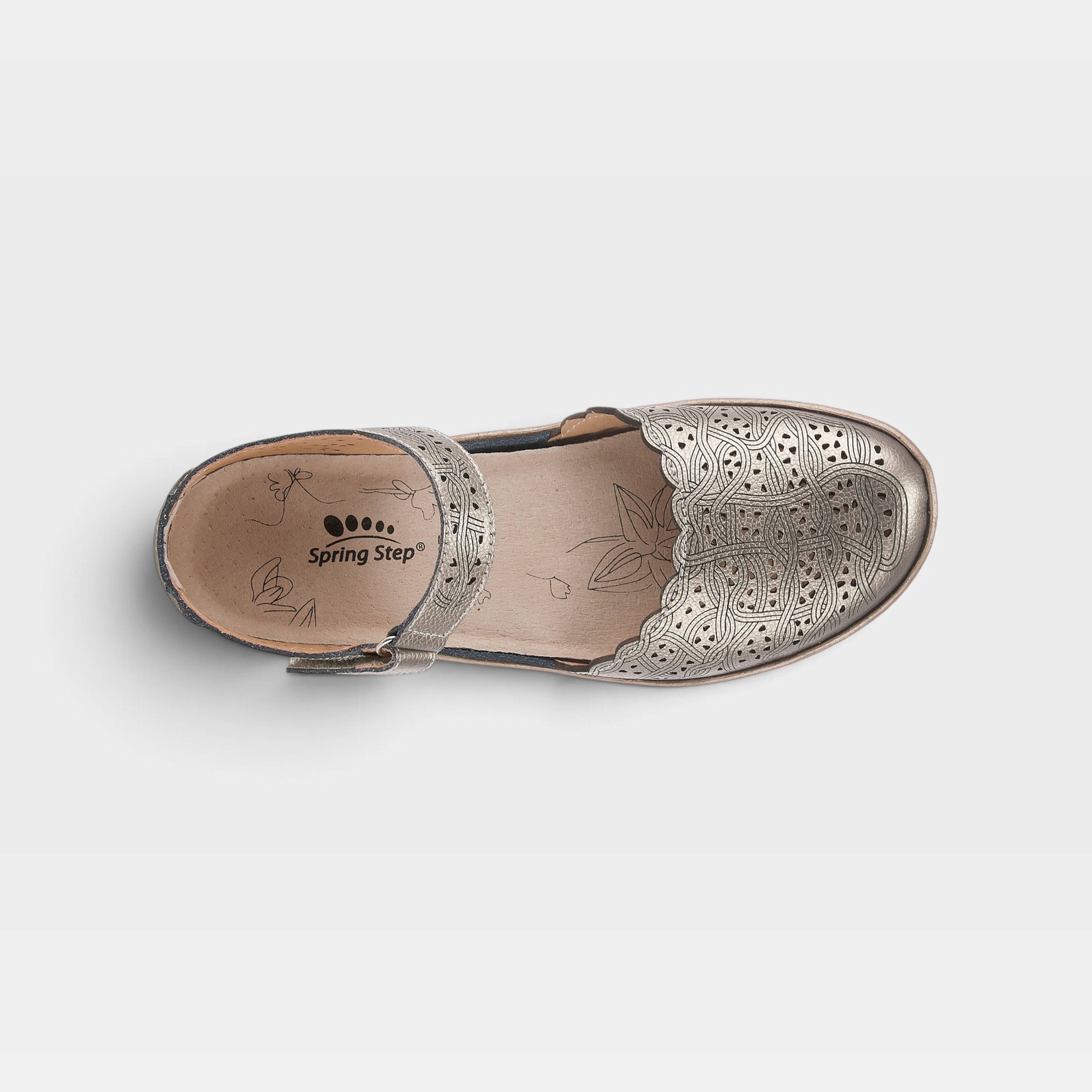 Spring Step Sabriye Pewter Shoe
