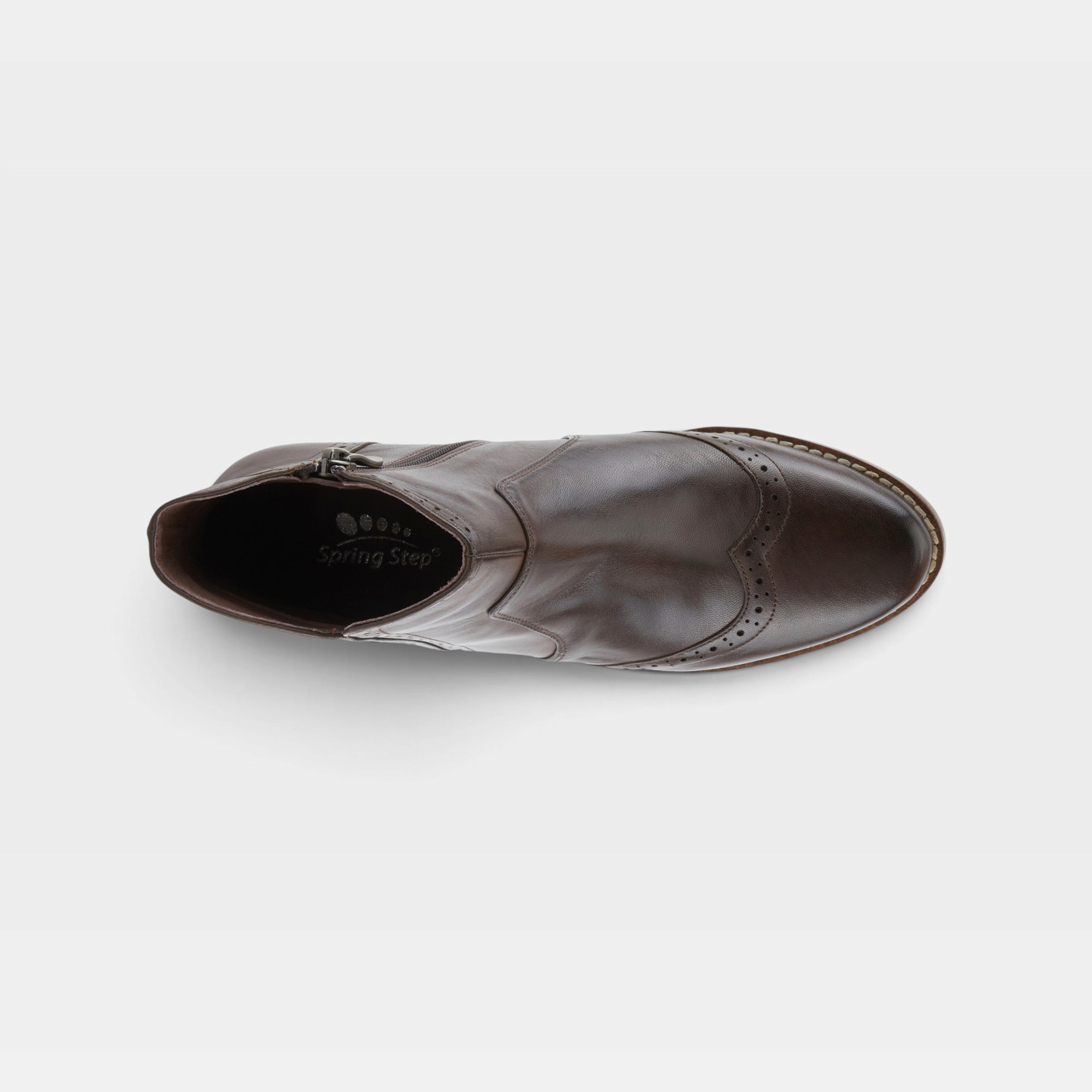 Spring Step Salmar Dark Brown Dress Boot
