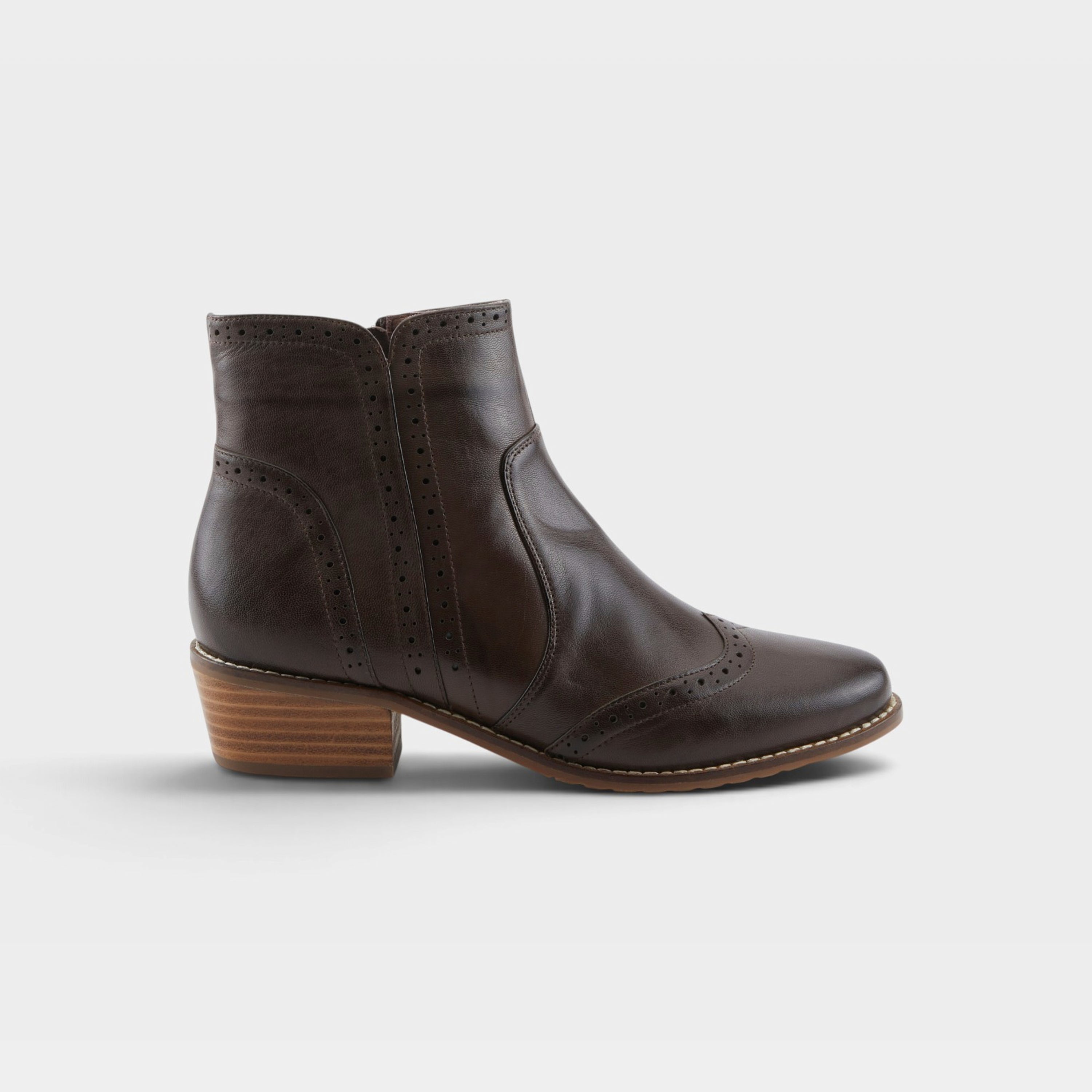 Spring Step Salmar Dark Brown Dress Boot