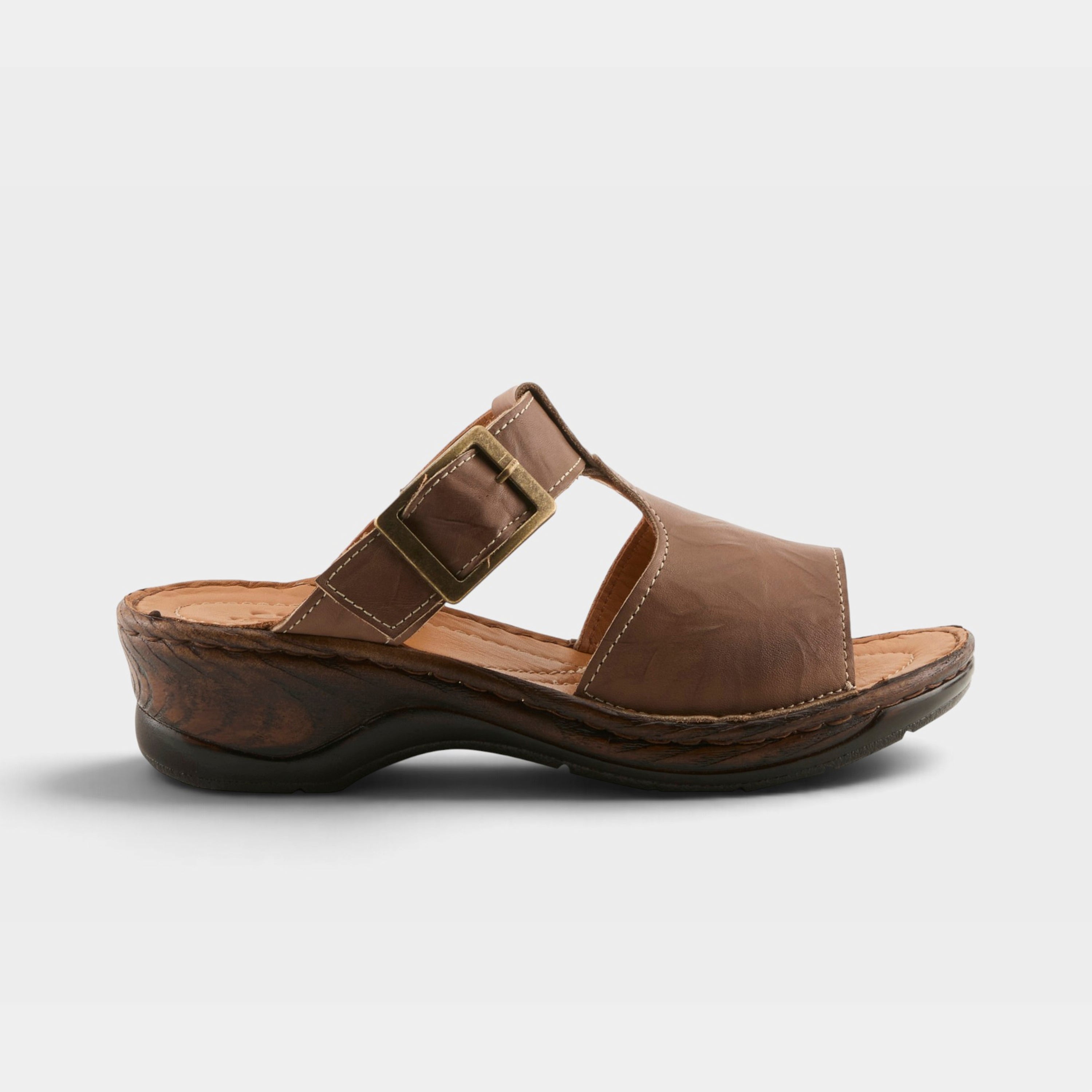 Spring Step Saphique Brown Casual Sandal