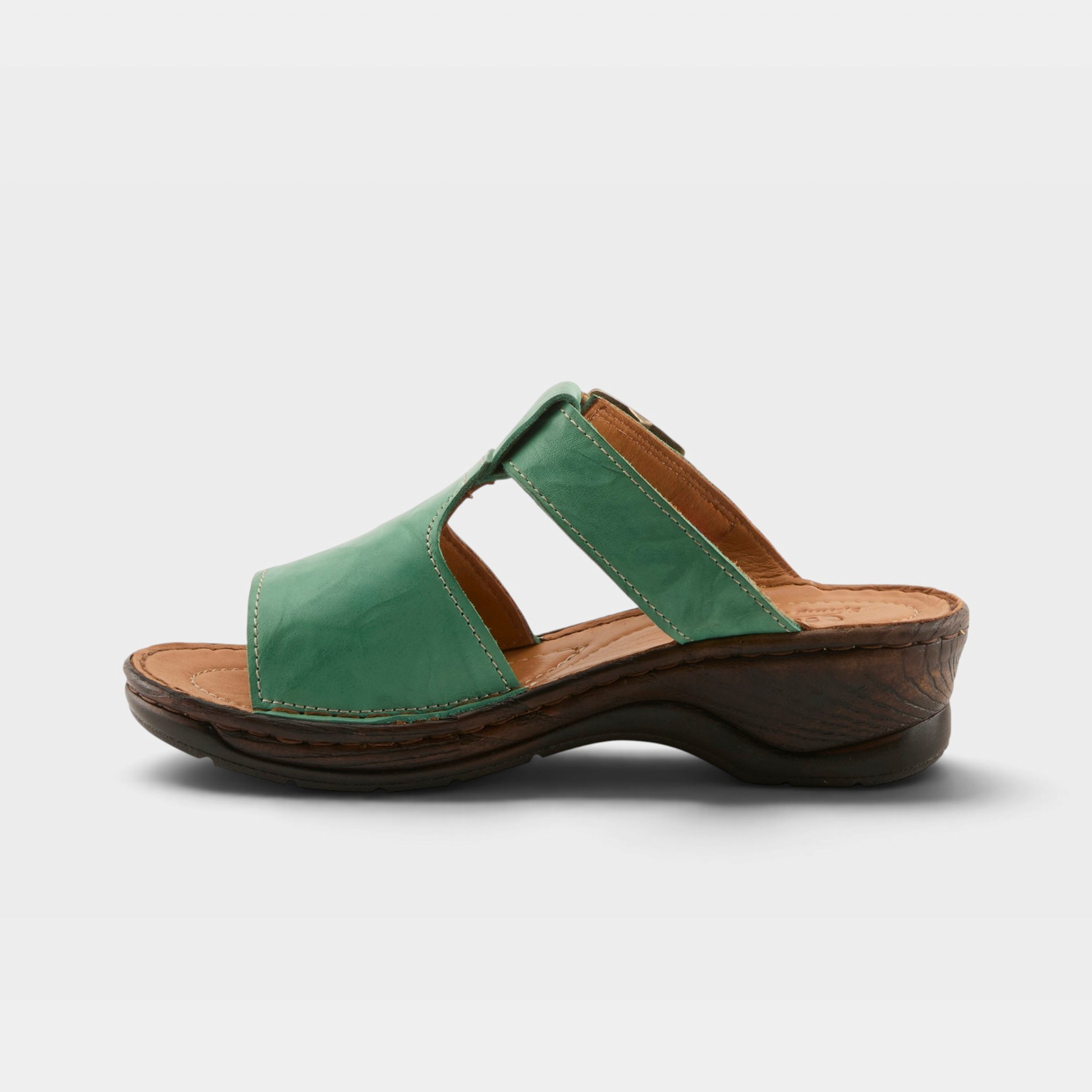 Spring Step Saphique Green Casual Sandal