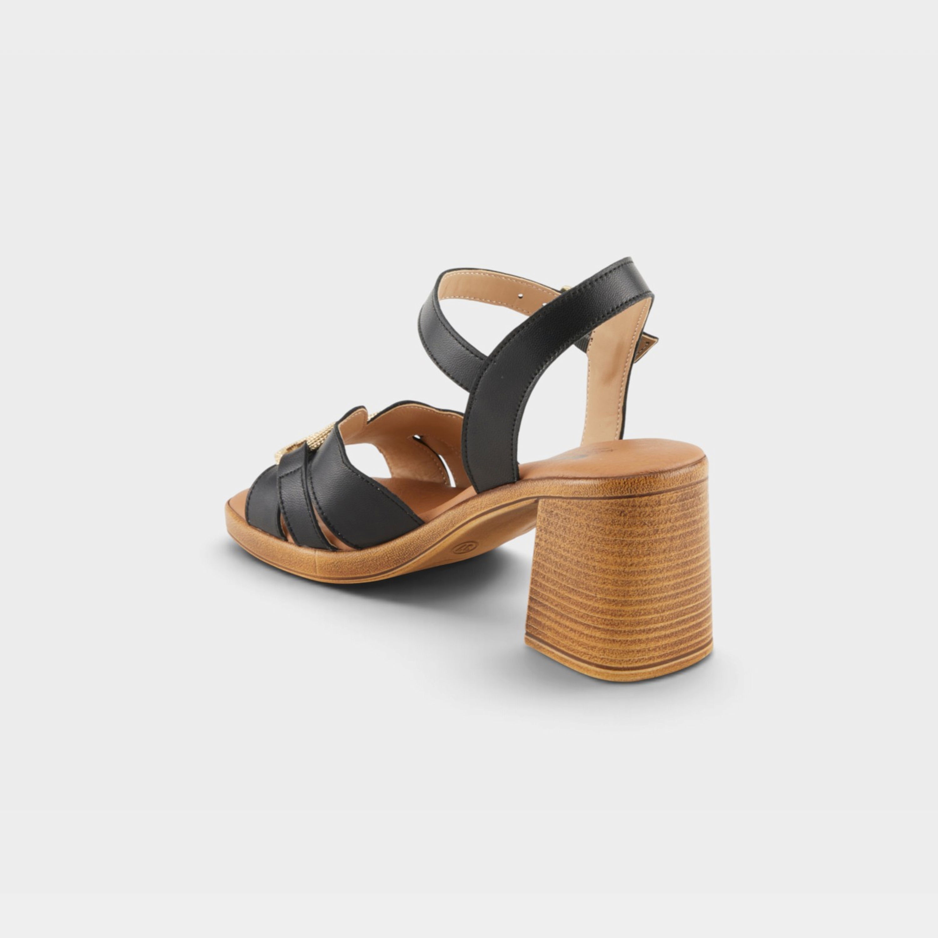 Spring Step Sardinia Black Dress Sandal