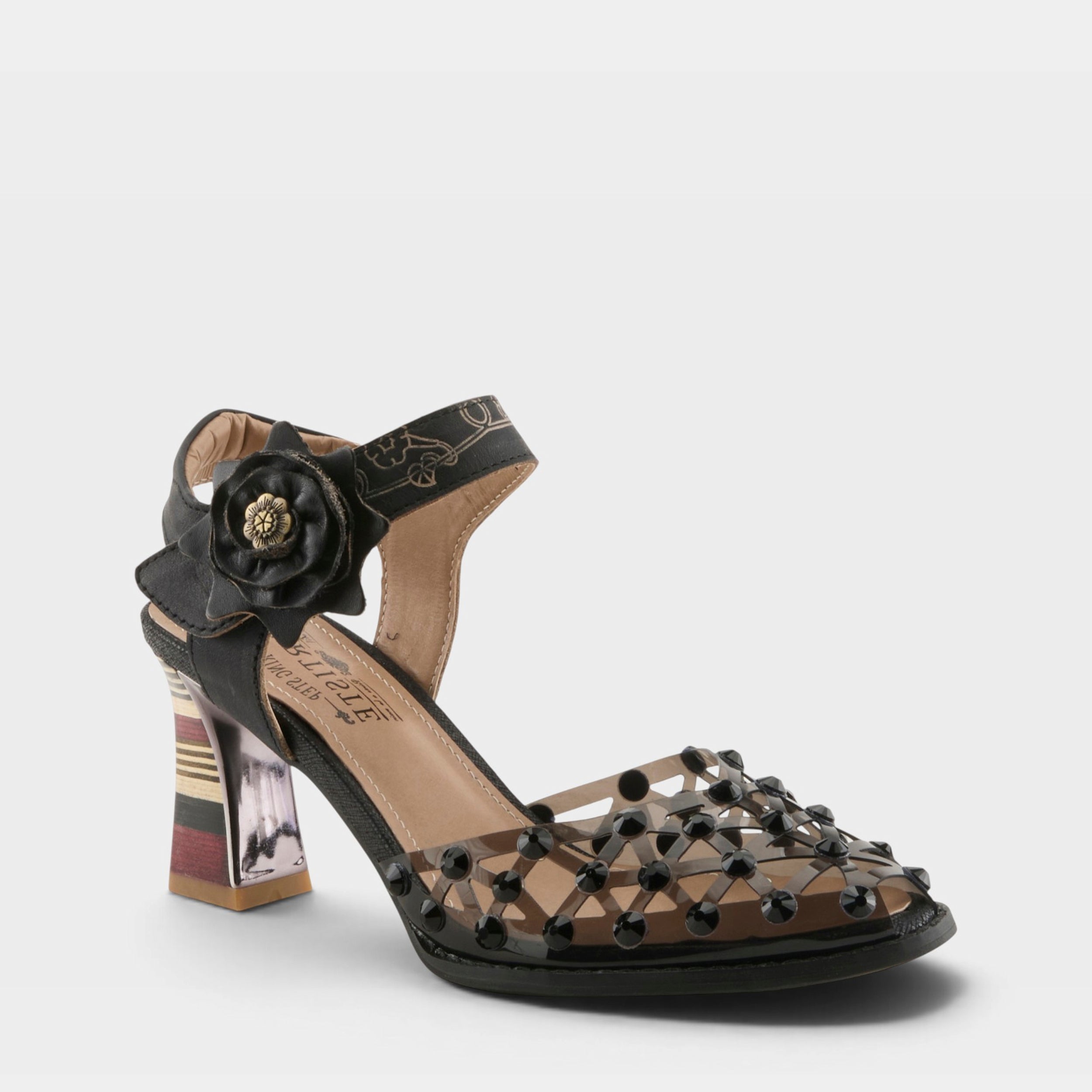 L'Artiste Sassylady Block Heel Sandals by Spring Step Shoes