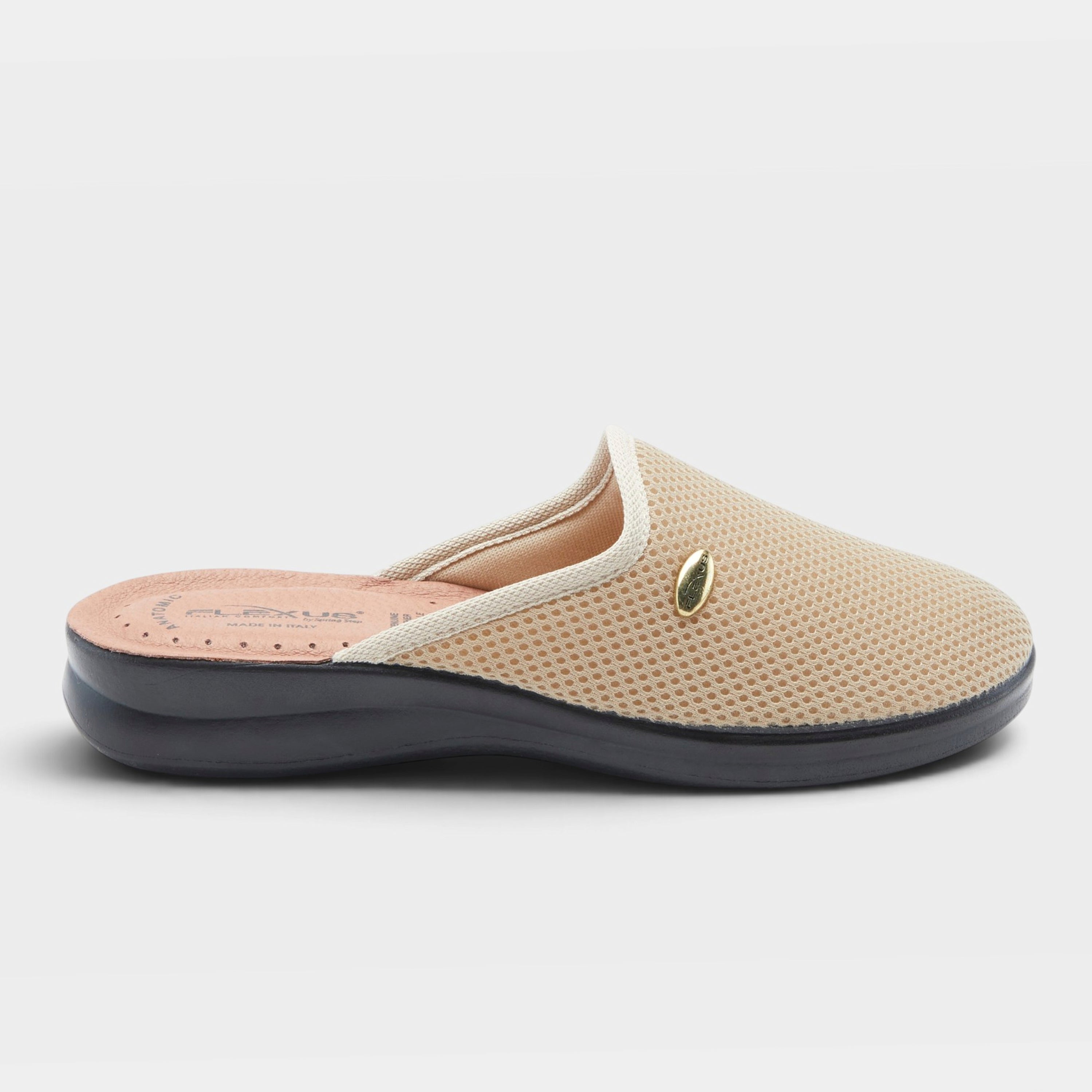 Flexus Scuff Beige Slipper