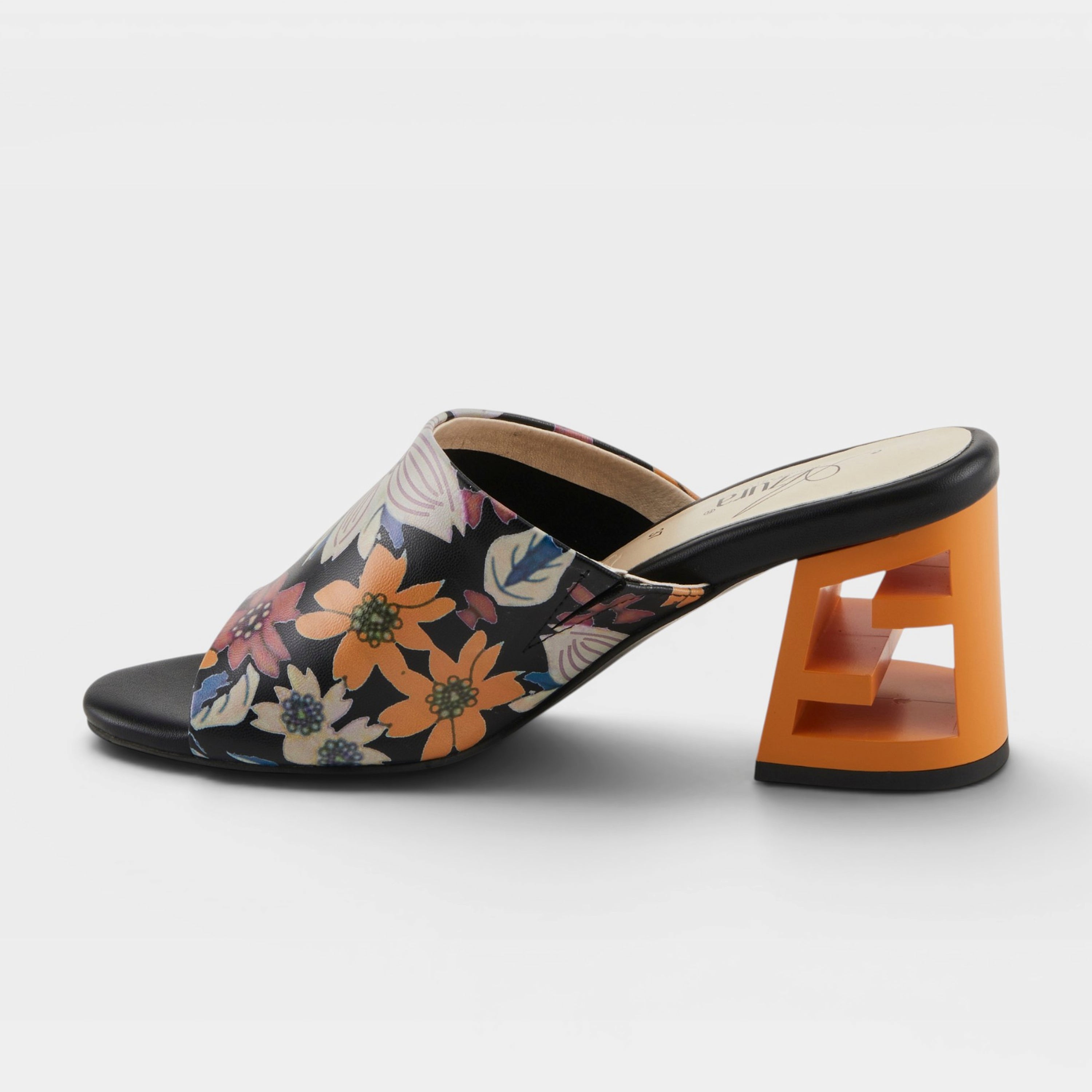 Azura Sculptor Black Multi Sandal