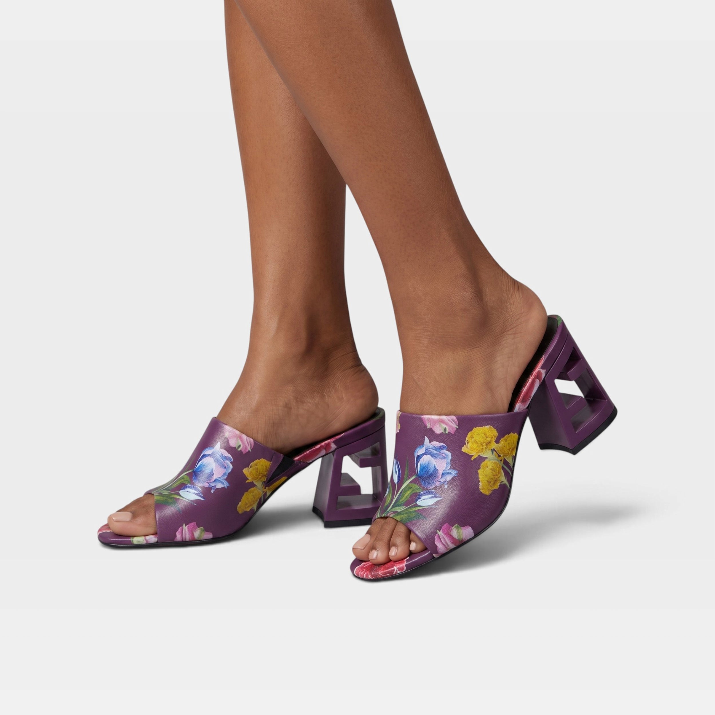 Azura Sculptor Purple Multi Sandal