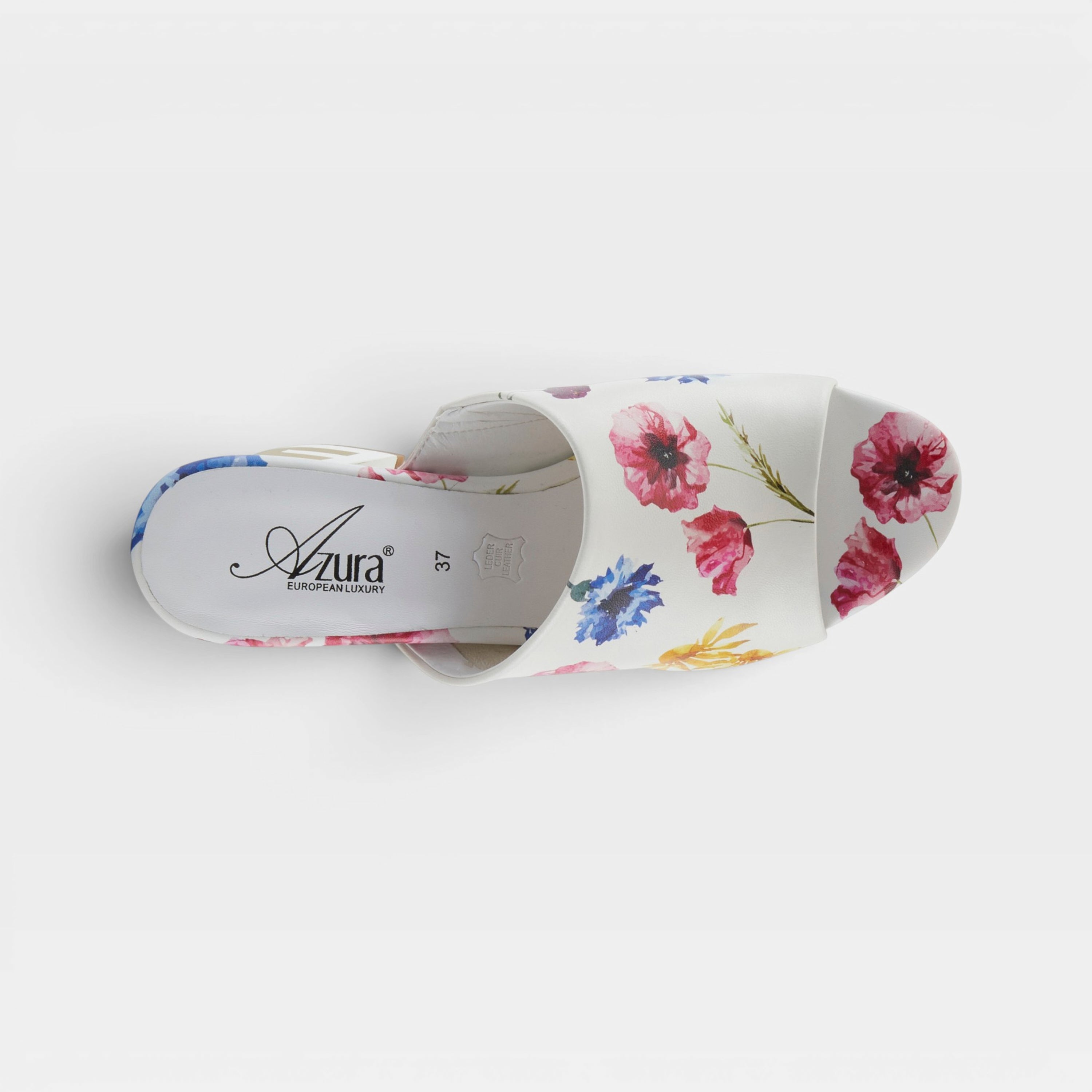Azura Sculptor White Multi Sandal