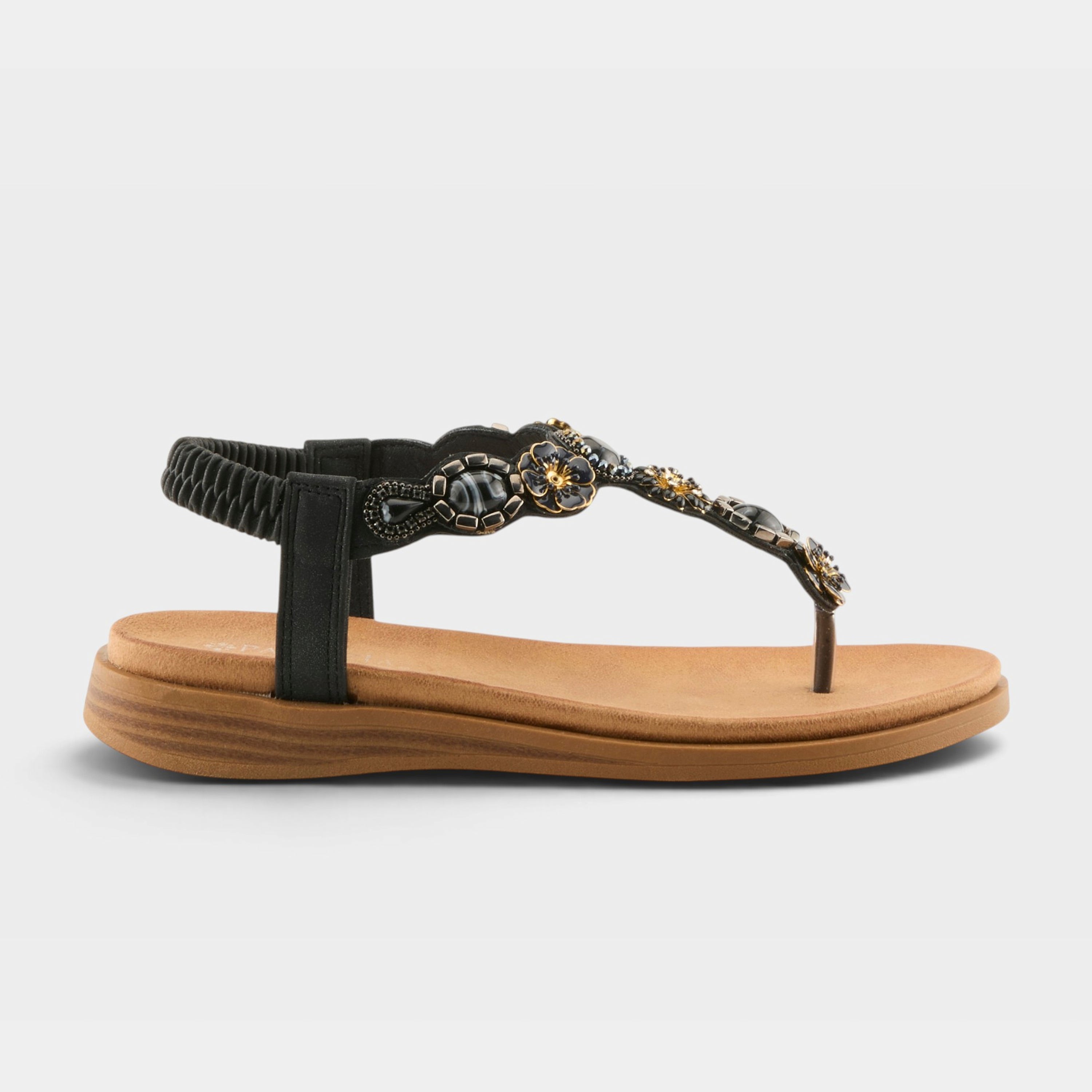 Patrizia Sinai Black Multi Sandal