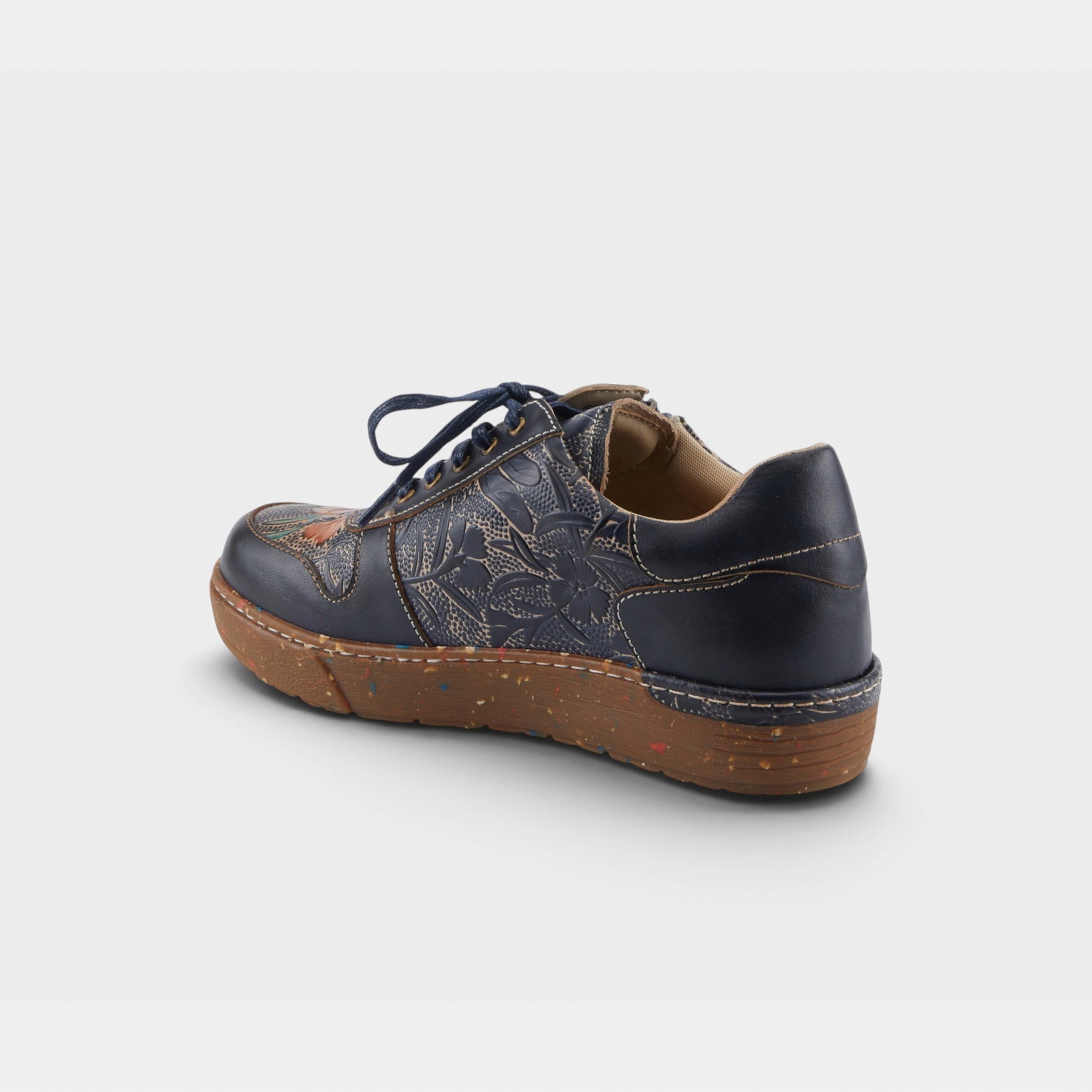 L'Artiste Sincerity sneakers in Navy Multi, alternate angle view