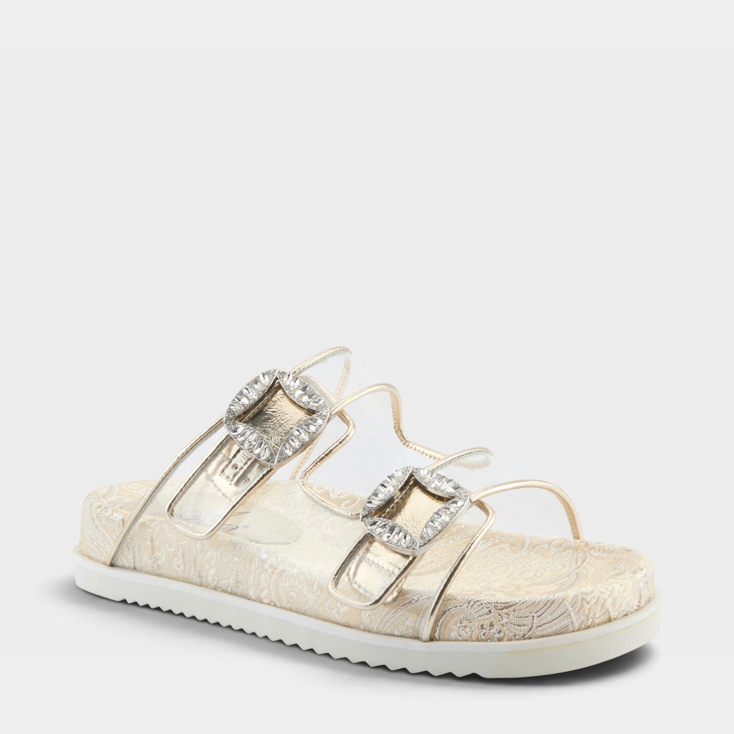 Azura Slidemein Gold Sandal