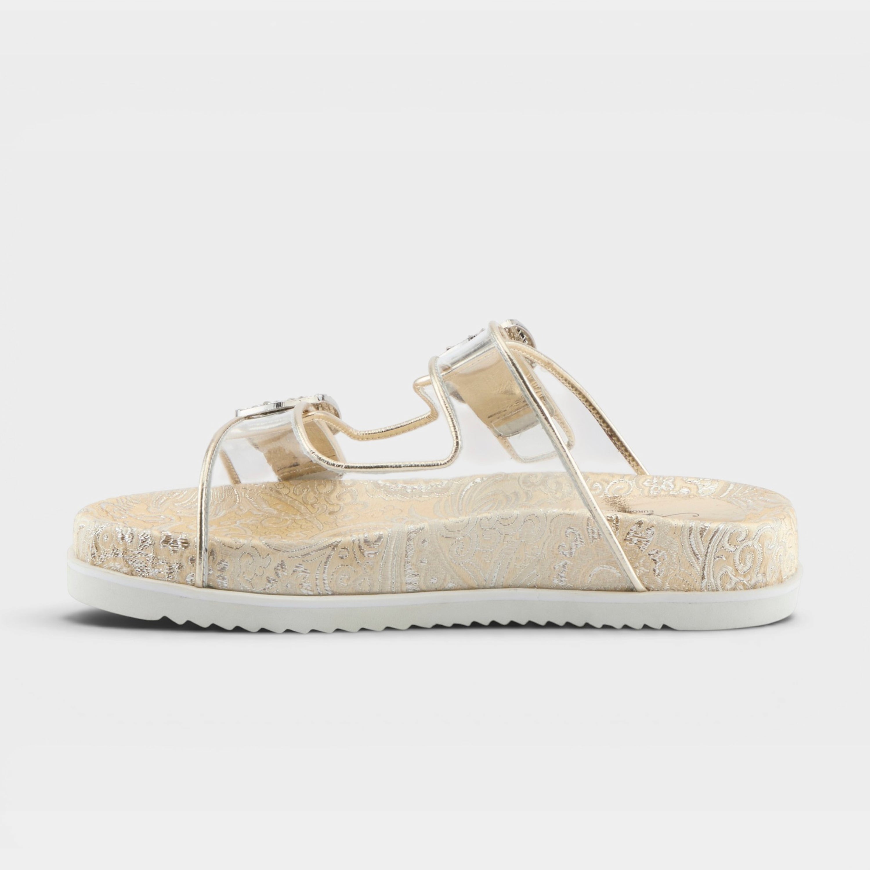 Azura Slidemein Gold Sandal