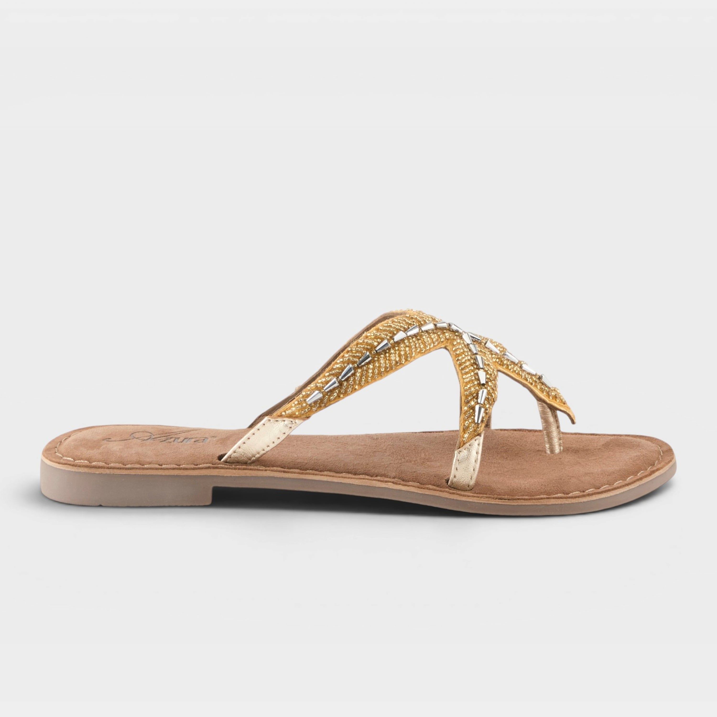 Azura Starry Gold Sandal