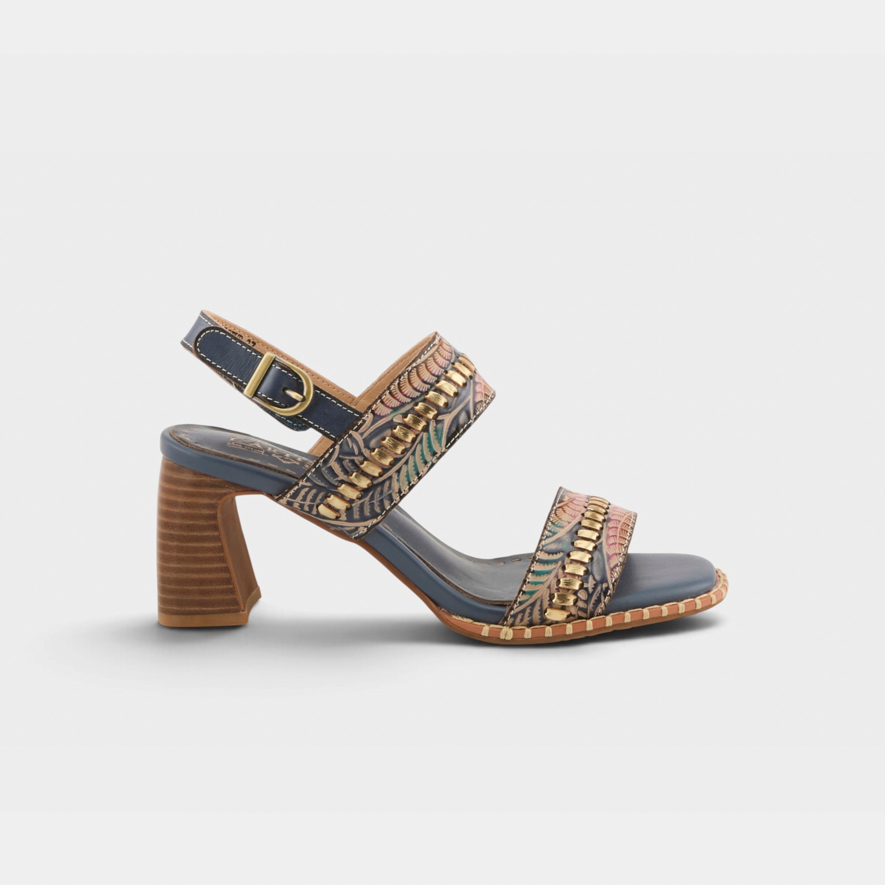 L'Artiste Starstud sandals in Blue Multi, hero view