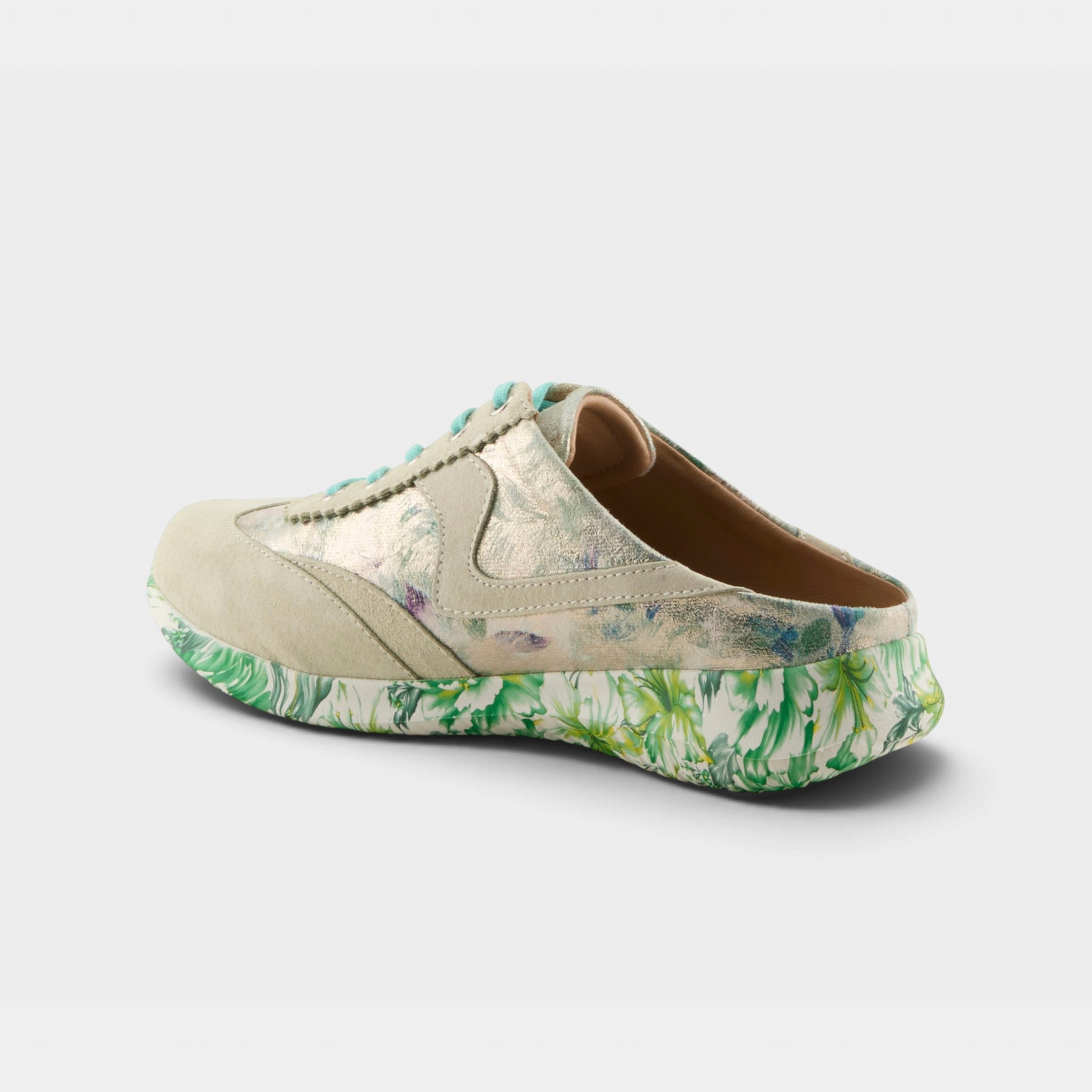 L'Artiste Stepinside sneakers in Mint Green Multi, alternate angle view