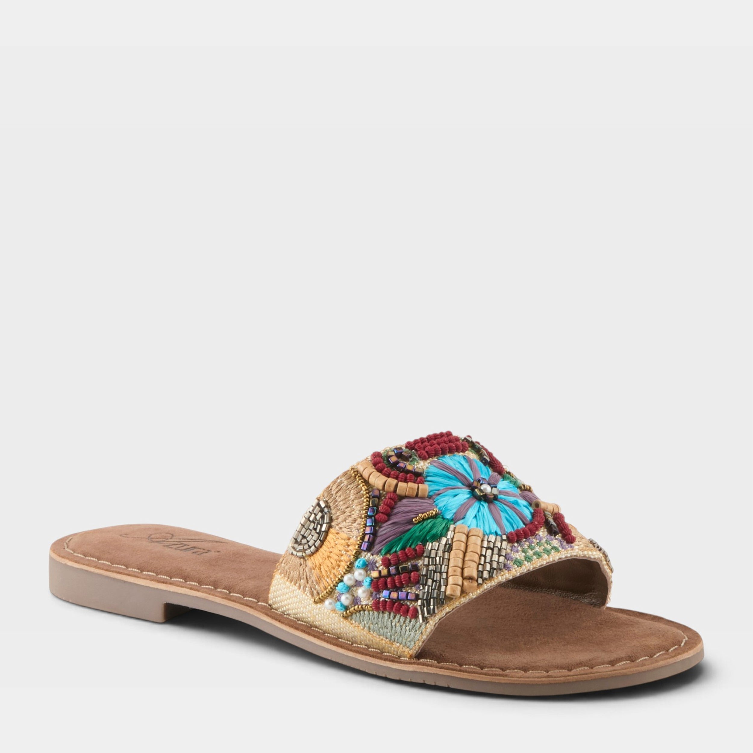 Azura Sugarplum Blue Multi Sandal