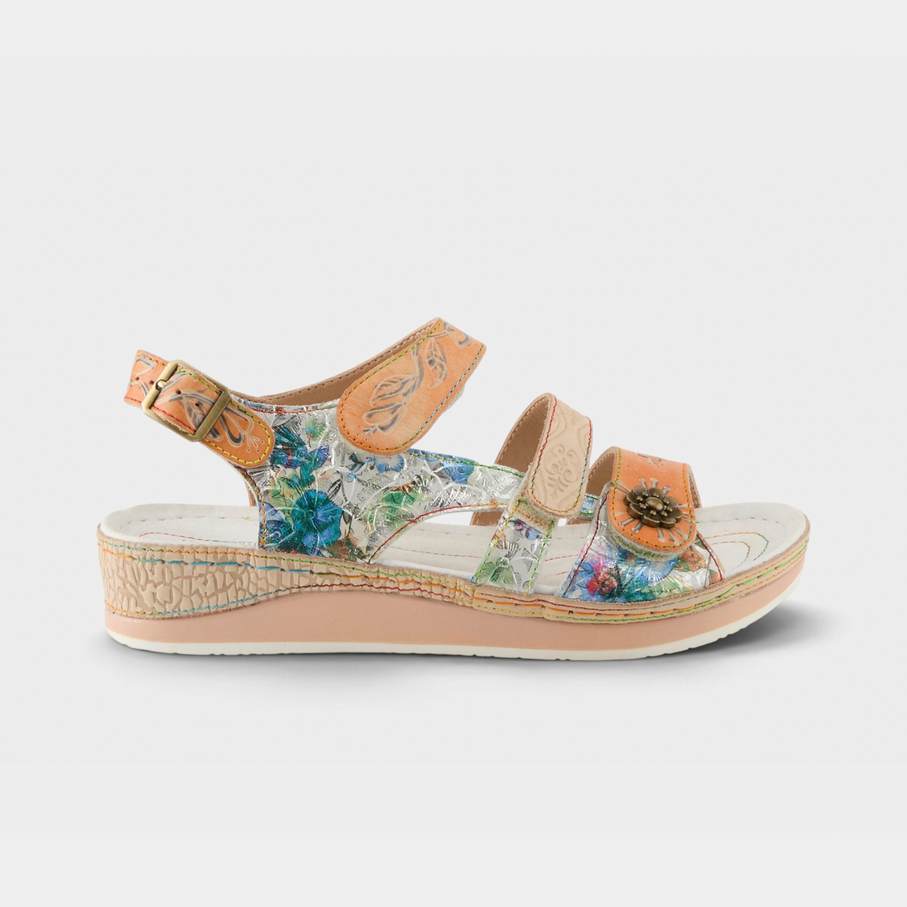 L'Artiste Sumacah sandal in Beige Multi, hero view