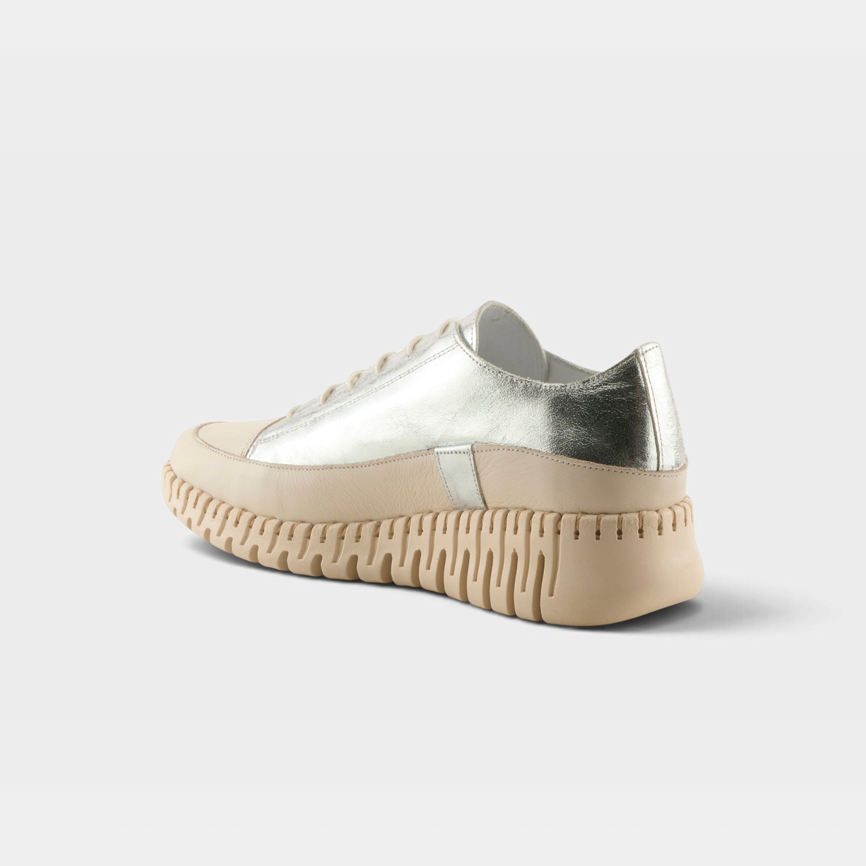 Spring Step Surana-Glo Silver Sandal