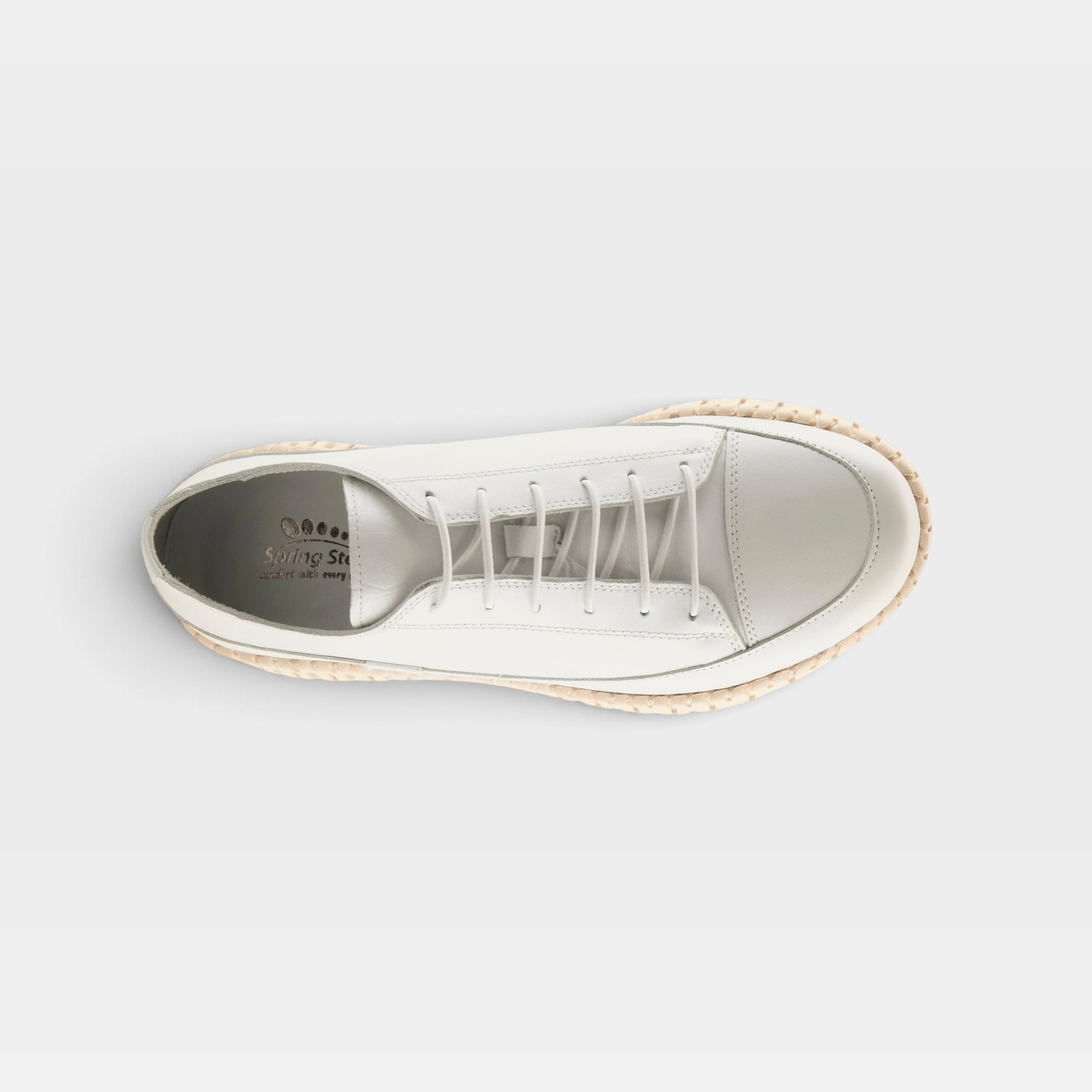 Spring Step Surana White Sandal