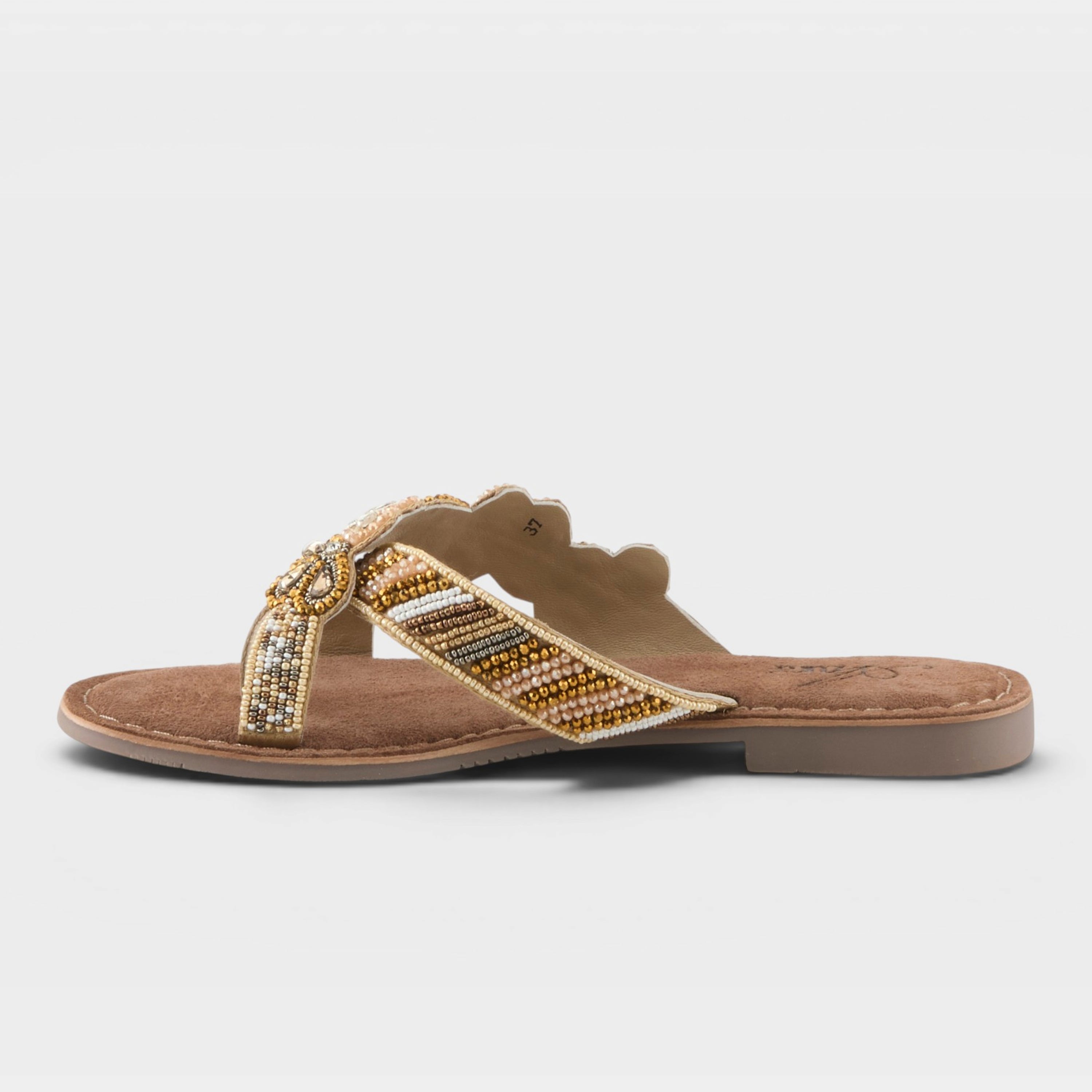 Azura Sweetums Beige Multi Sandal
