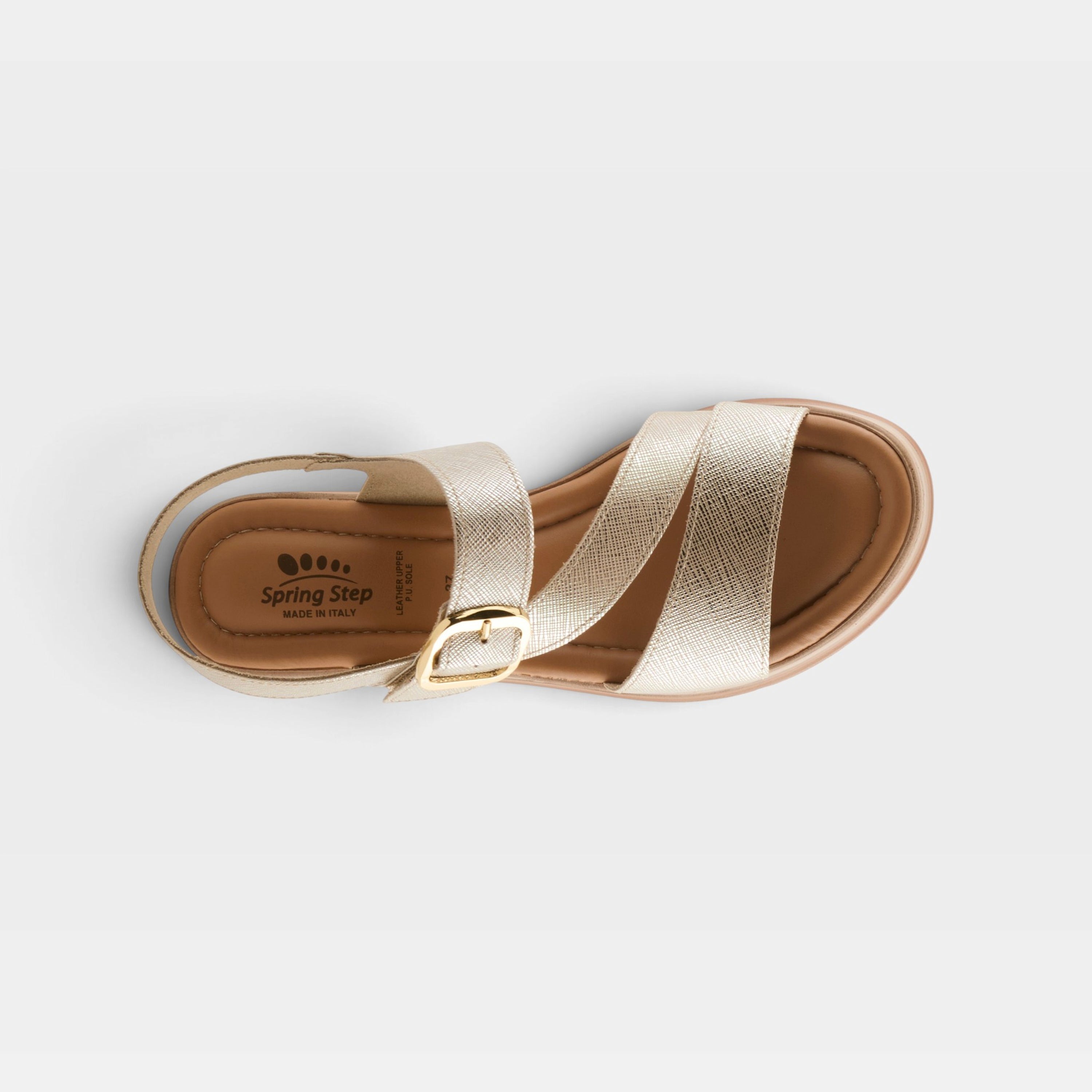 Spring Step Taliah Gold Sandal