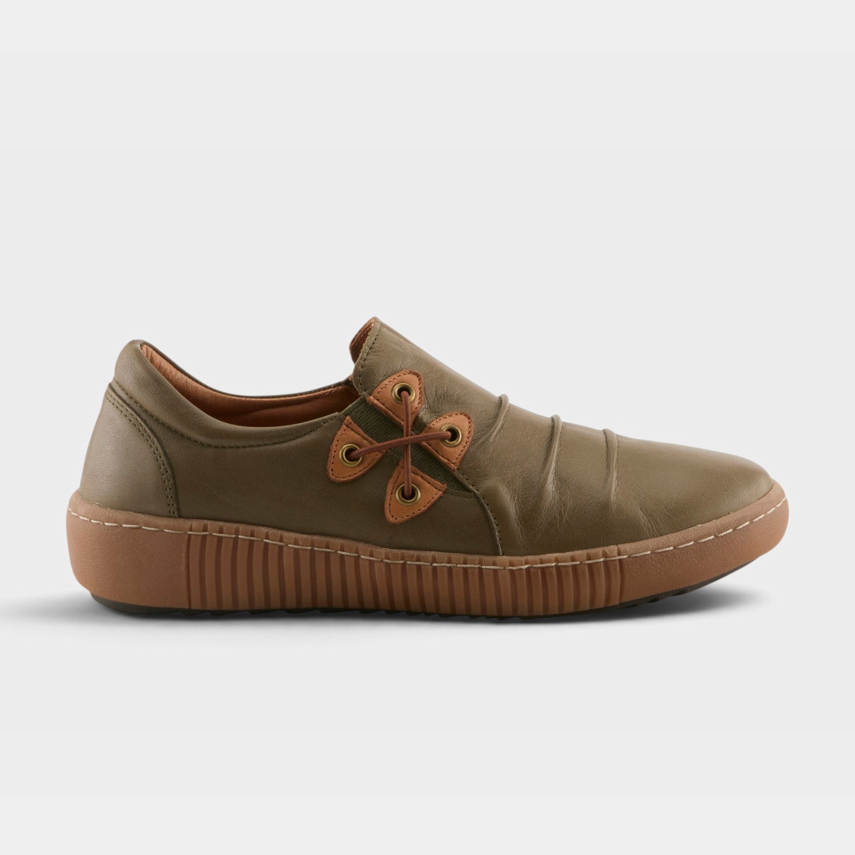 Spring Step Tavi Olive Green Shoe