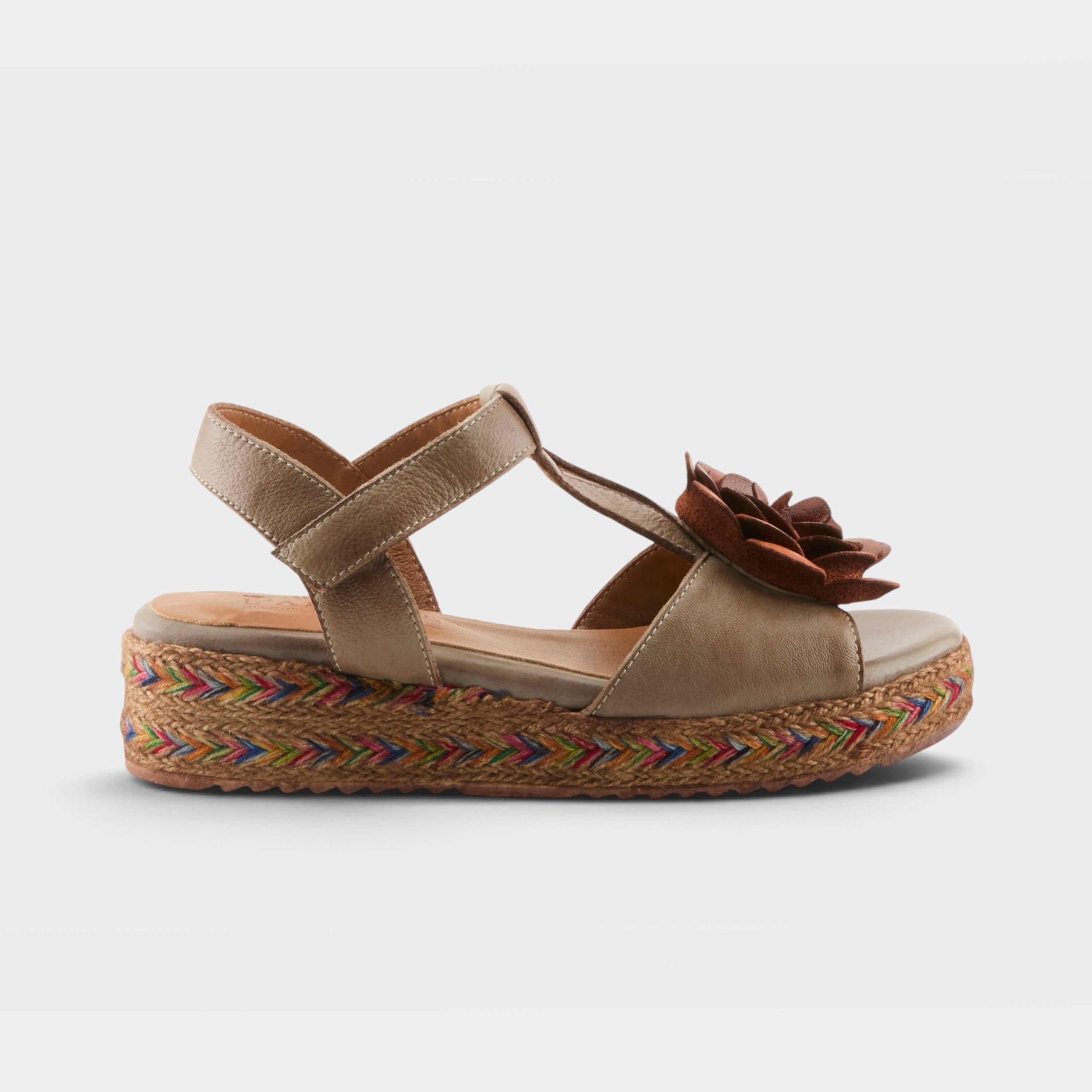 L'Artiste Tempest sandals in Light Grey, hero view