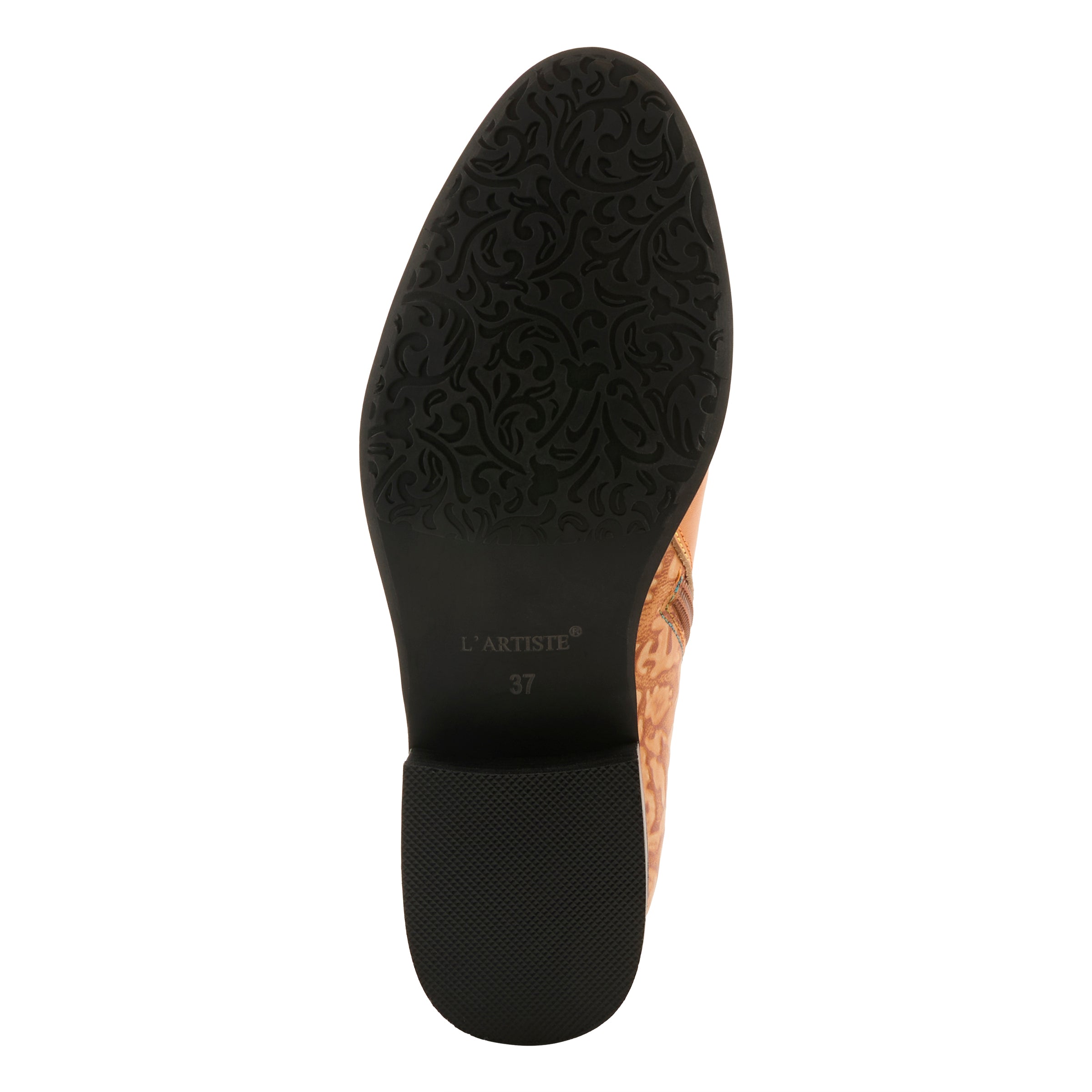L'Artiste L'ARTISTE TIATIA BOOTS boot in camel with handcrafted leather design