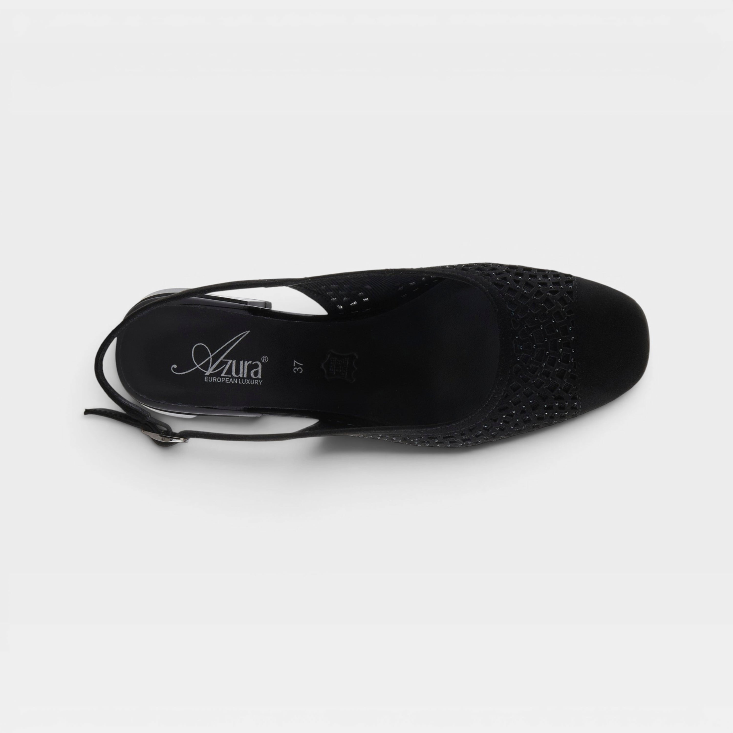 Azura Tiffanied Black Shoe
