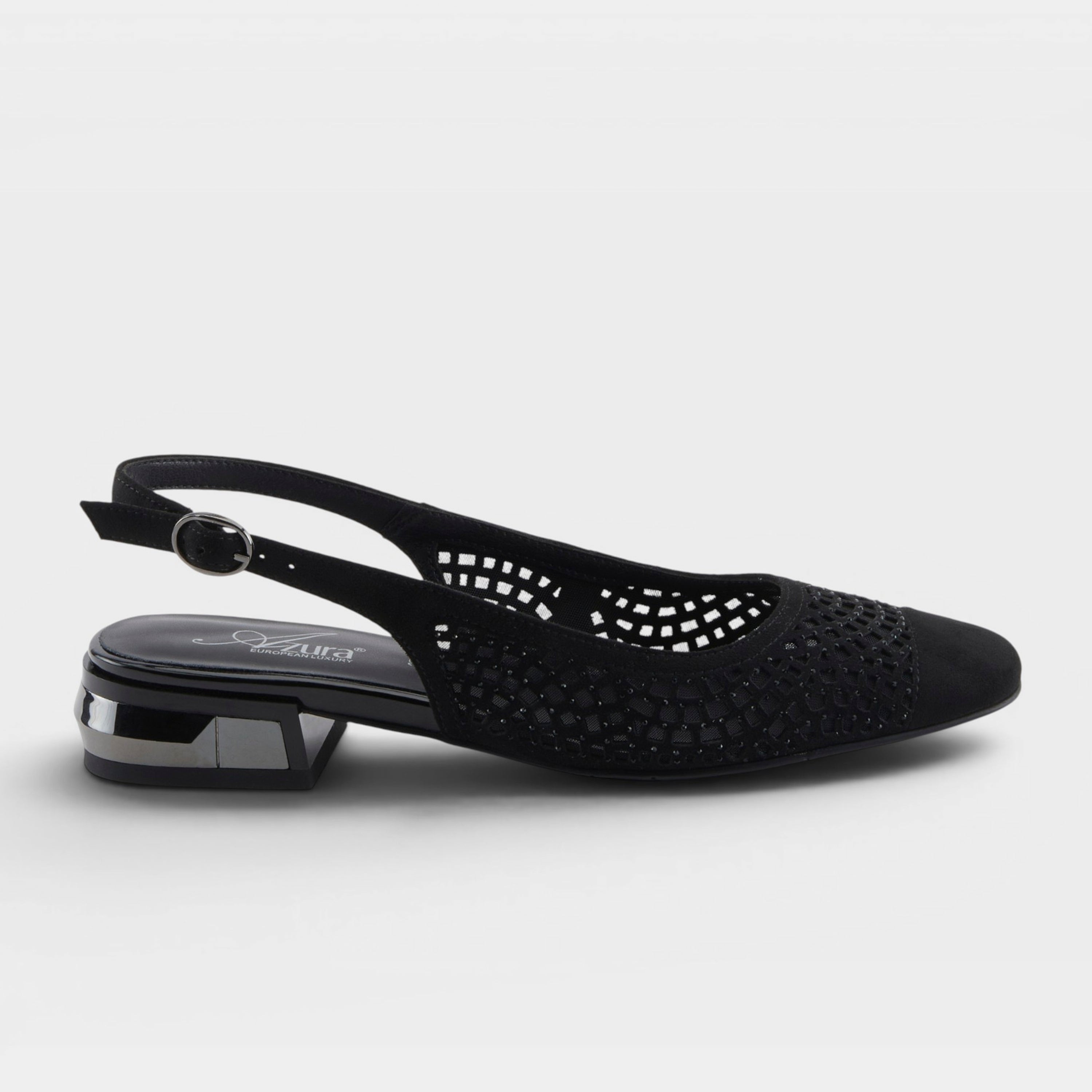 Azura Tiffanied Black Shoe
