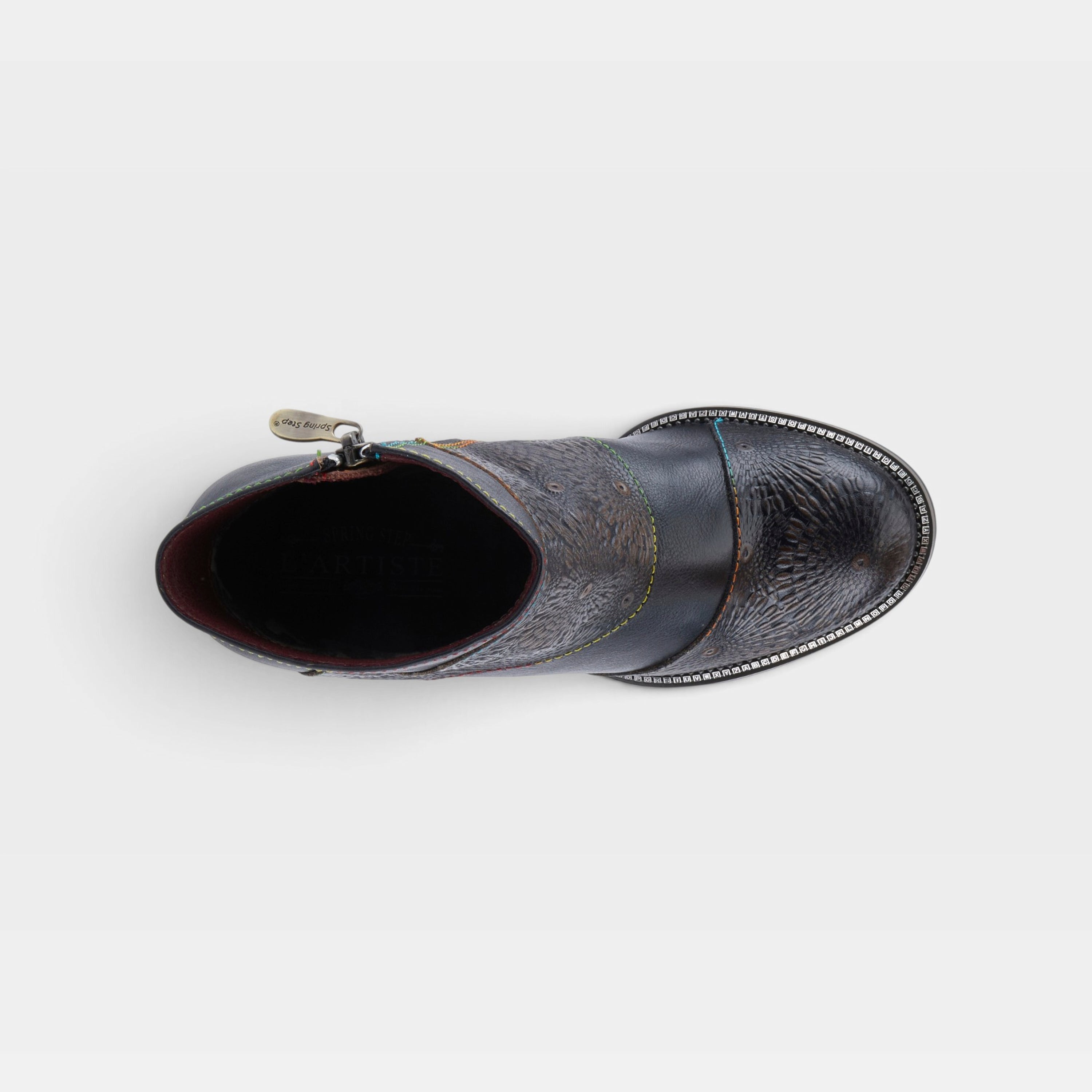 L'Artiste Topanga boots in Black, top view