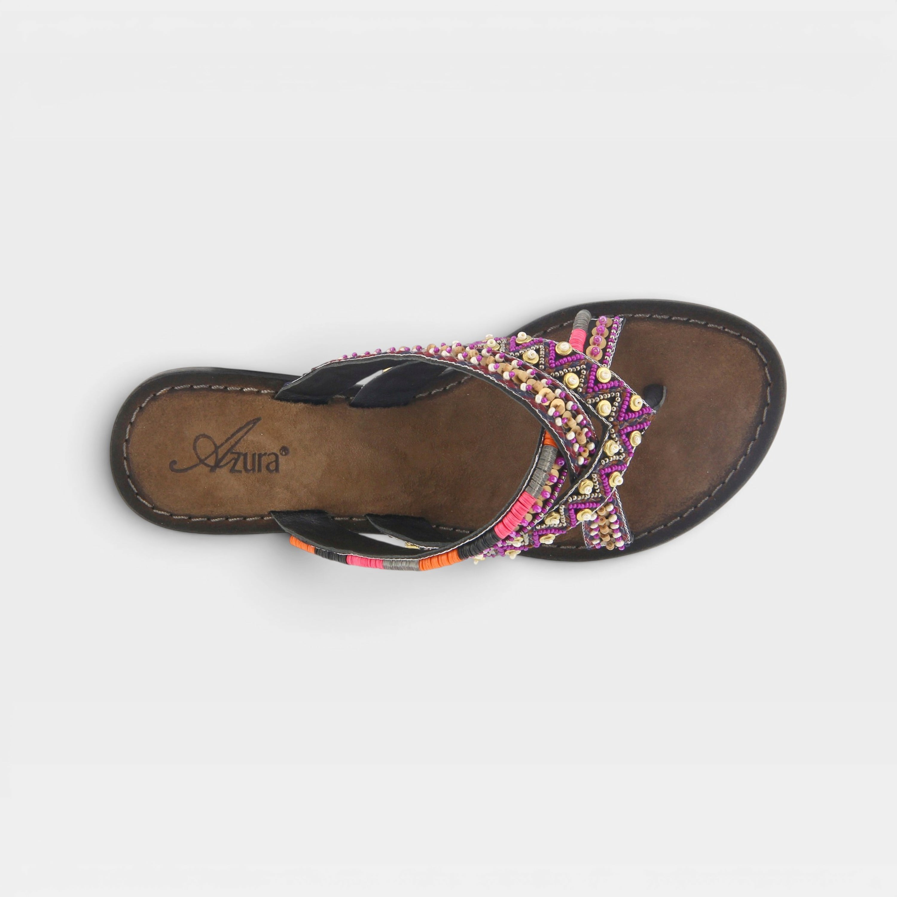 Azura Triage Black Multi Sandal