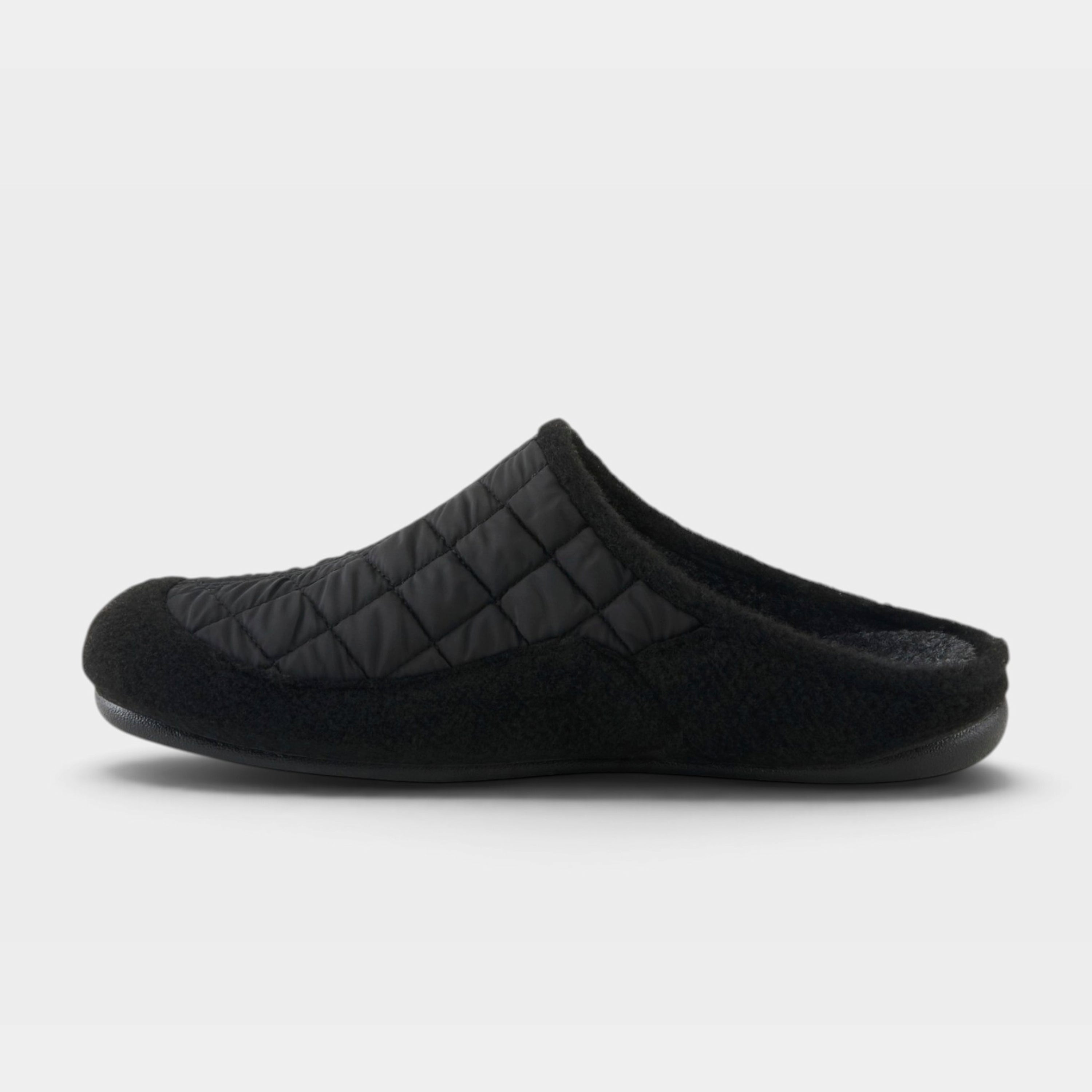 Spring Step Men Twiled Black Slipper