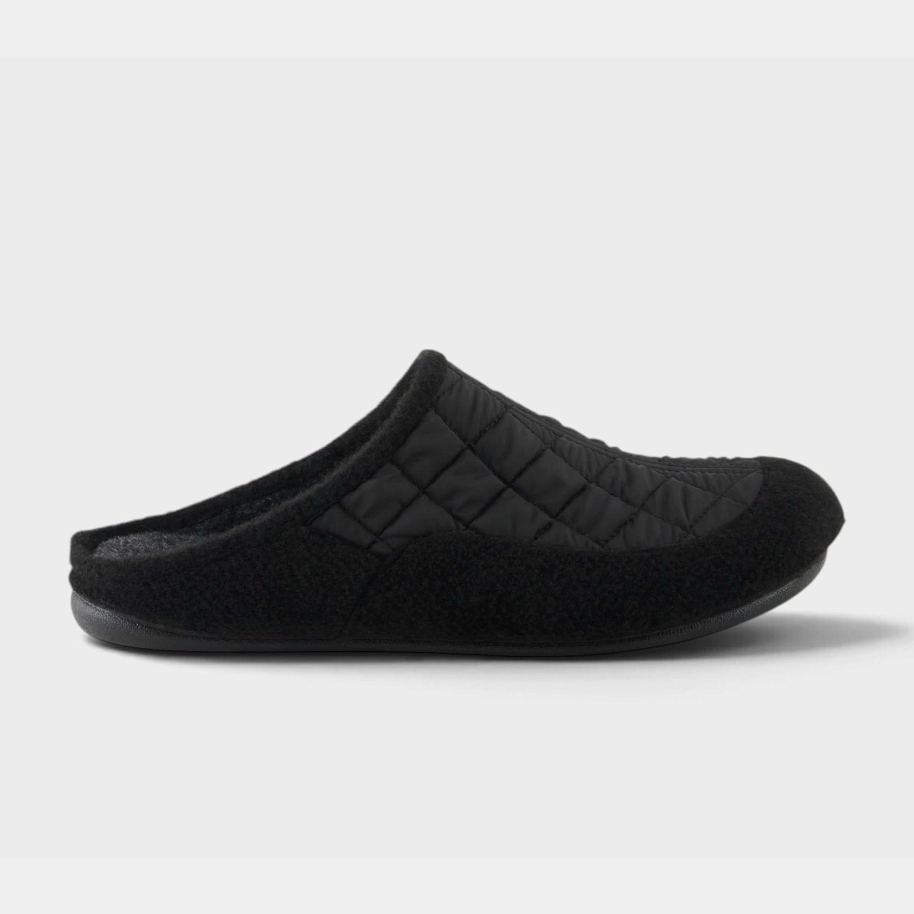 Spring Step Men Twiled Black Slipper