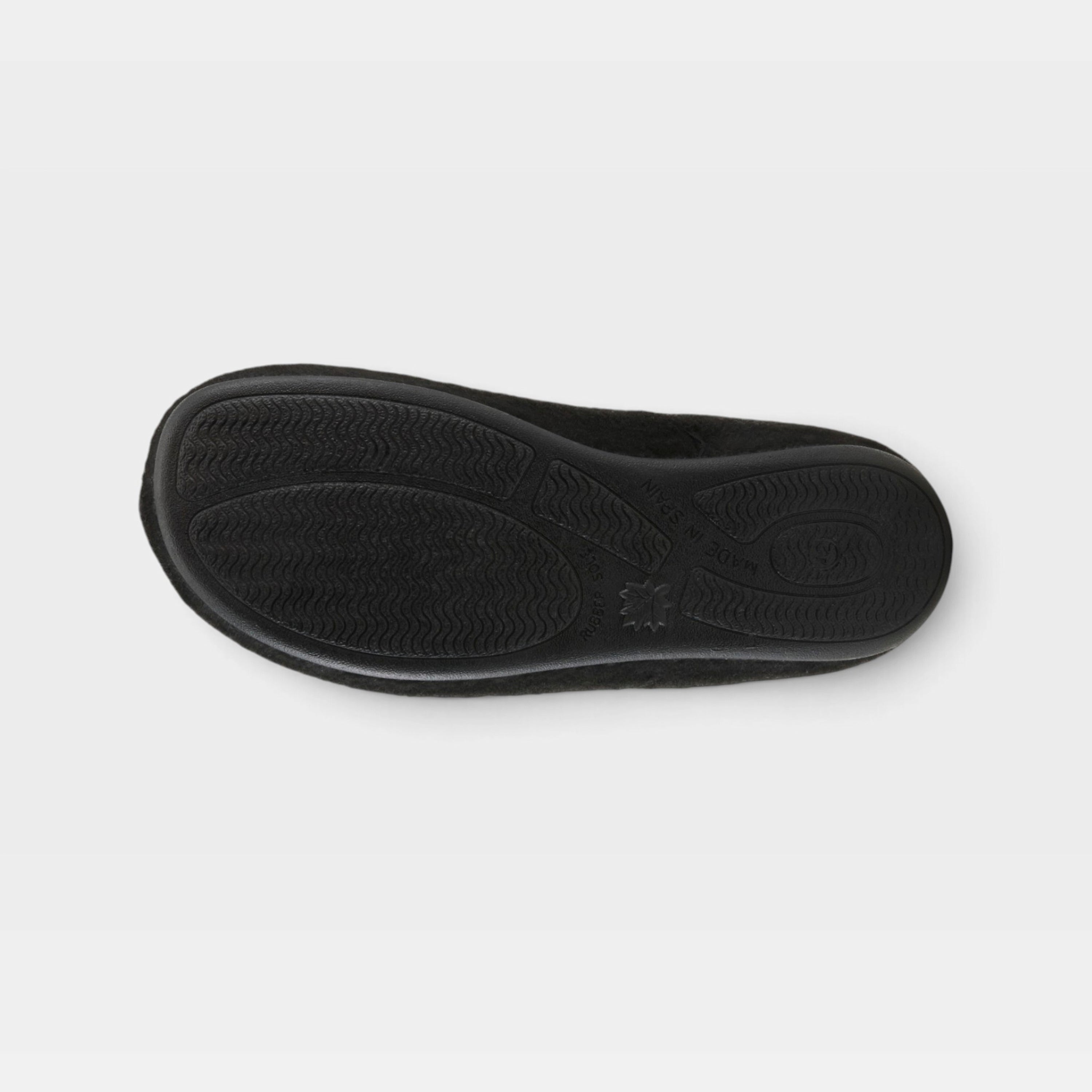 Spring Step Men Twiled Black Slipper