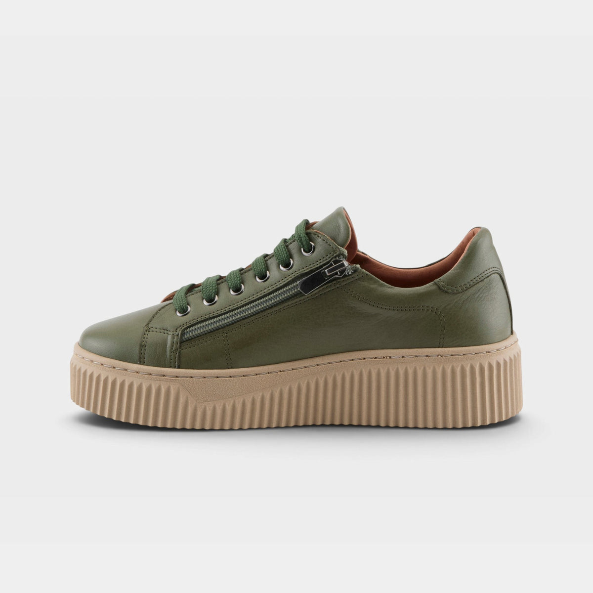 Spring Step Vibe Olive Green Sneaker