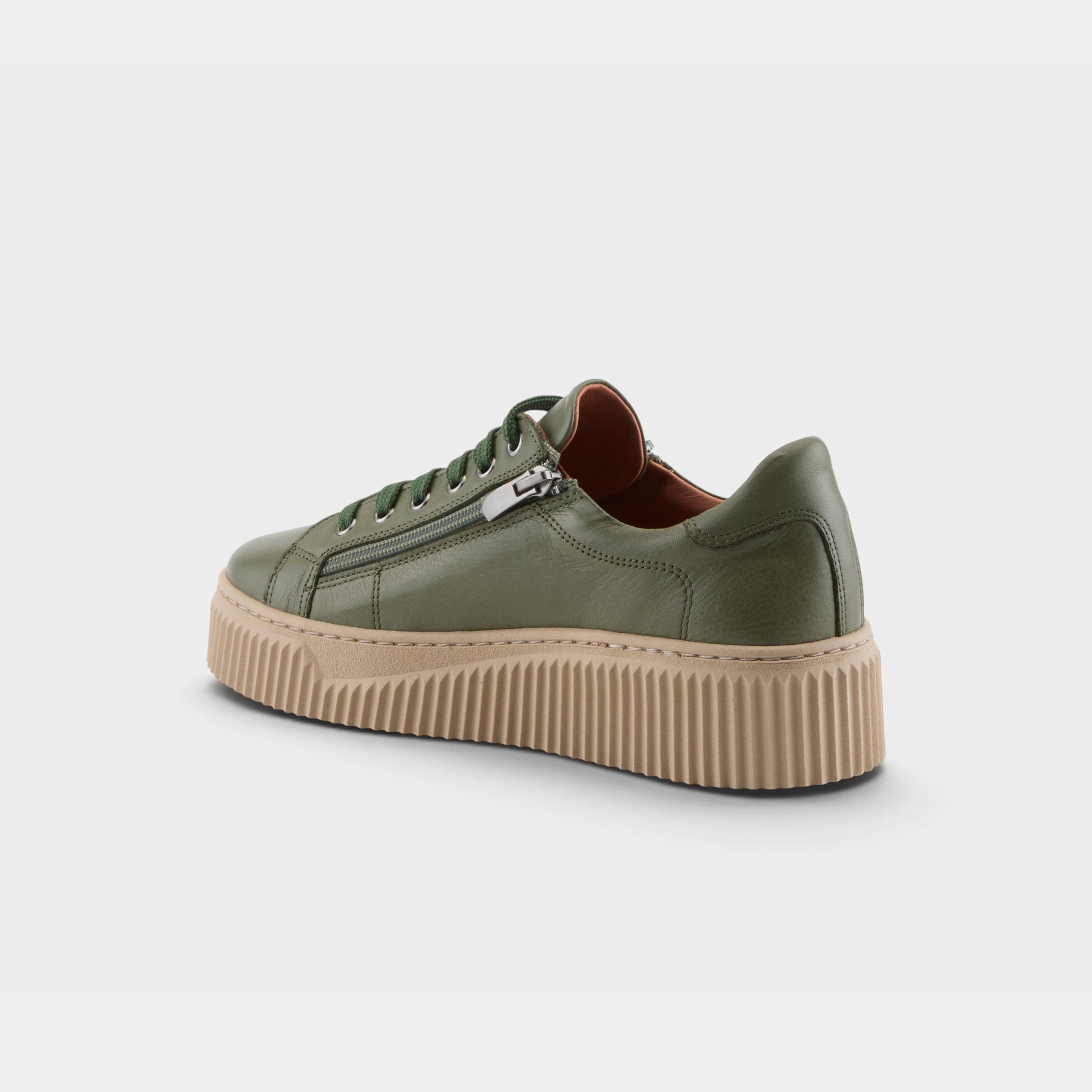 Spring Step Vibe Olive Green Sneaker
