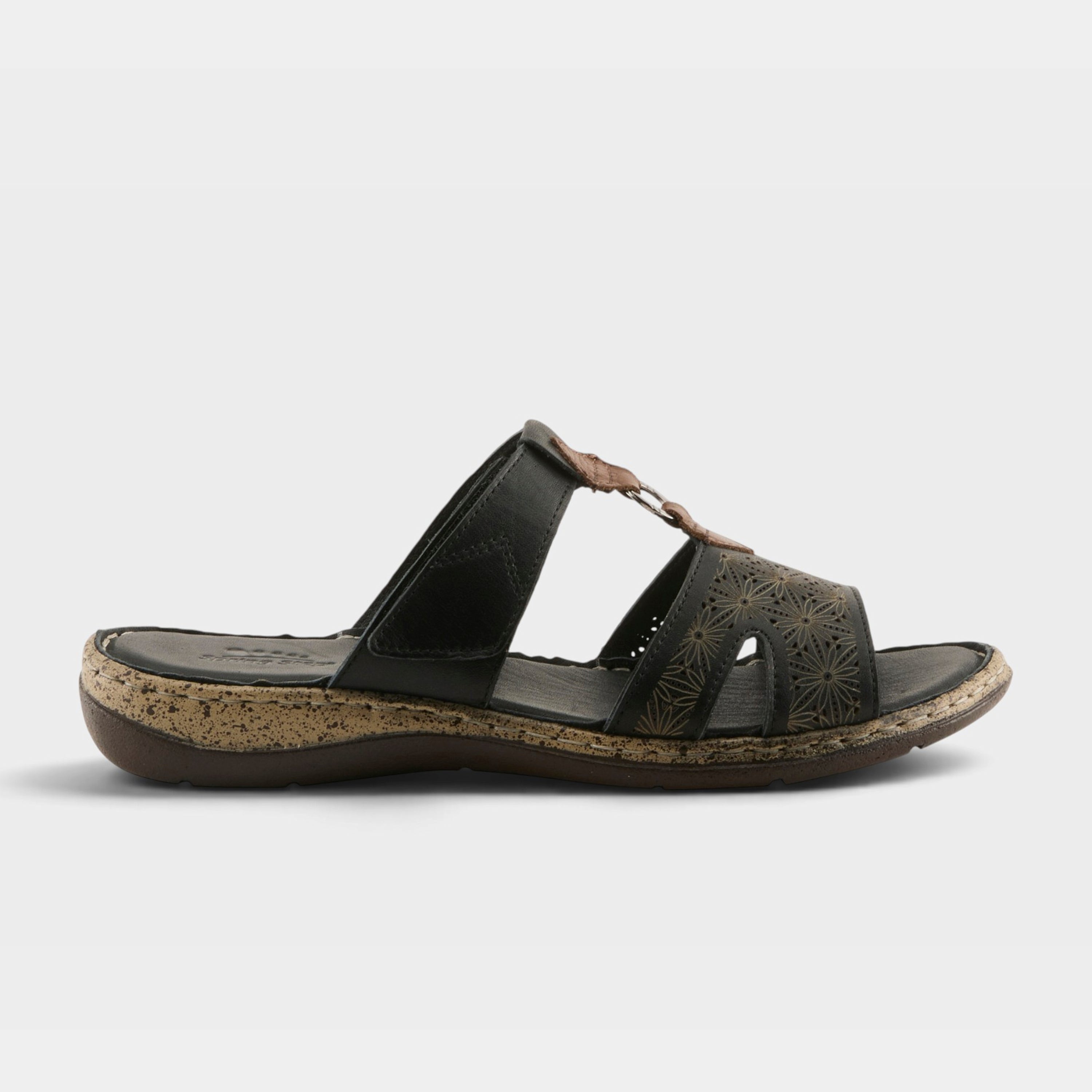 Spring Step Virelle Black Sandal