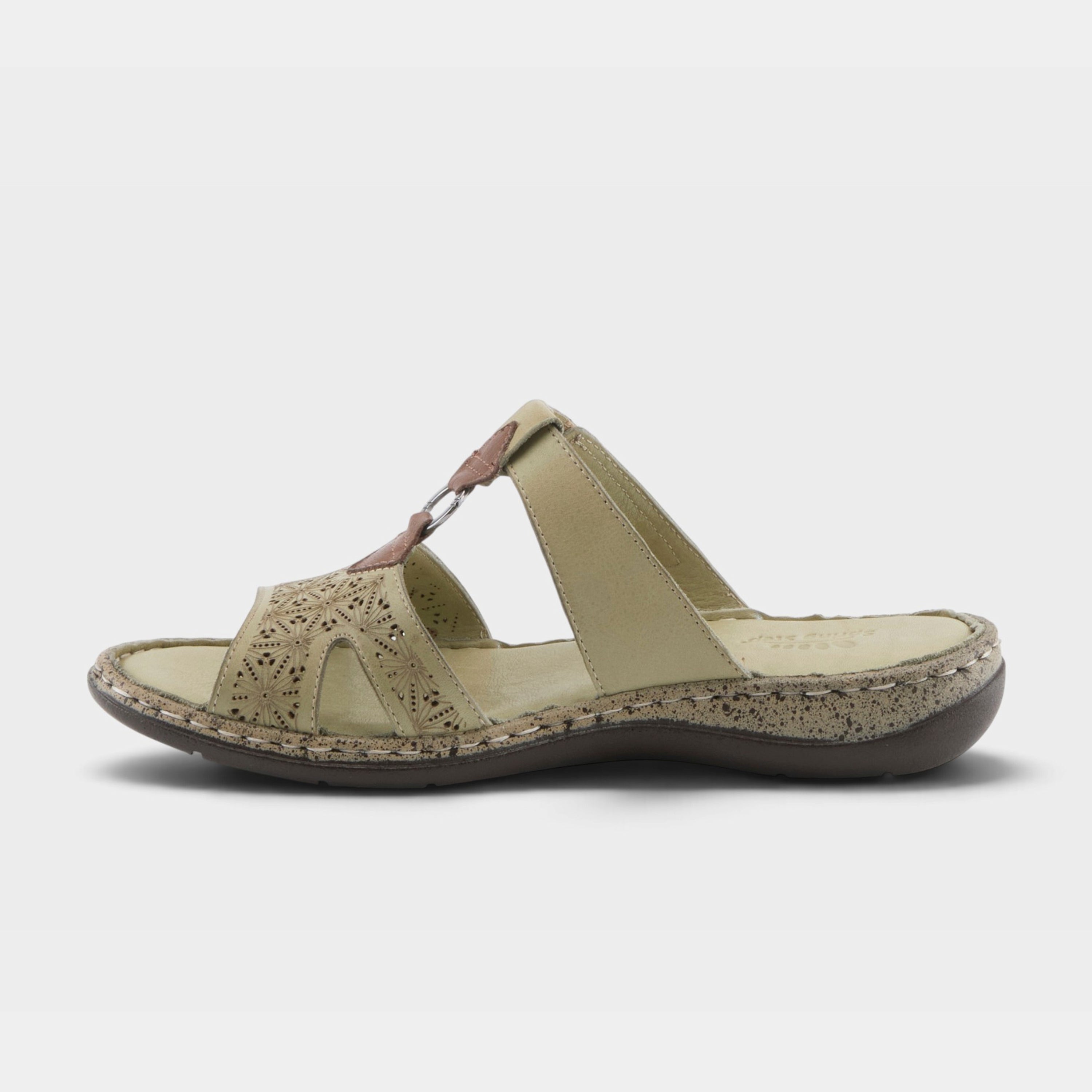 Spring Step Virelle Sage Green Sandal