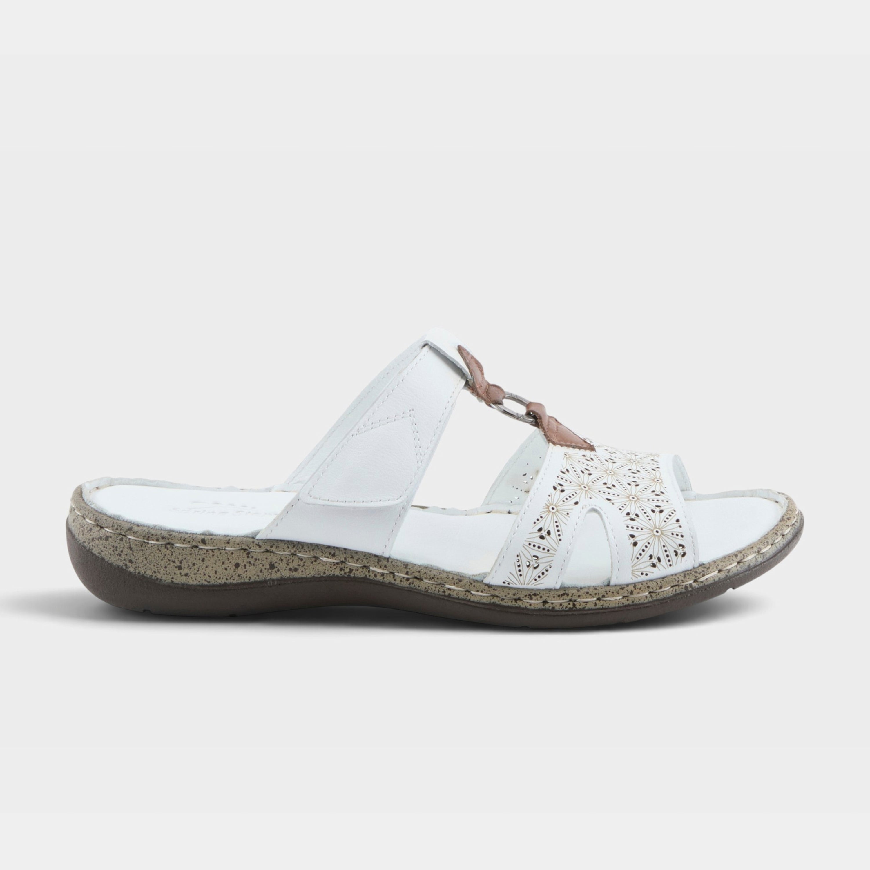 Spring Step Virelle White Sandal