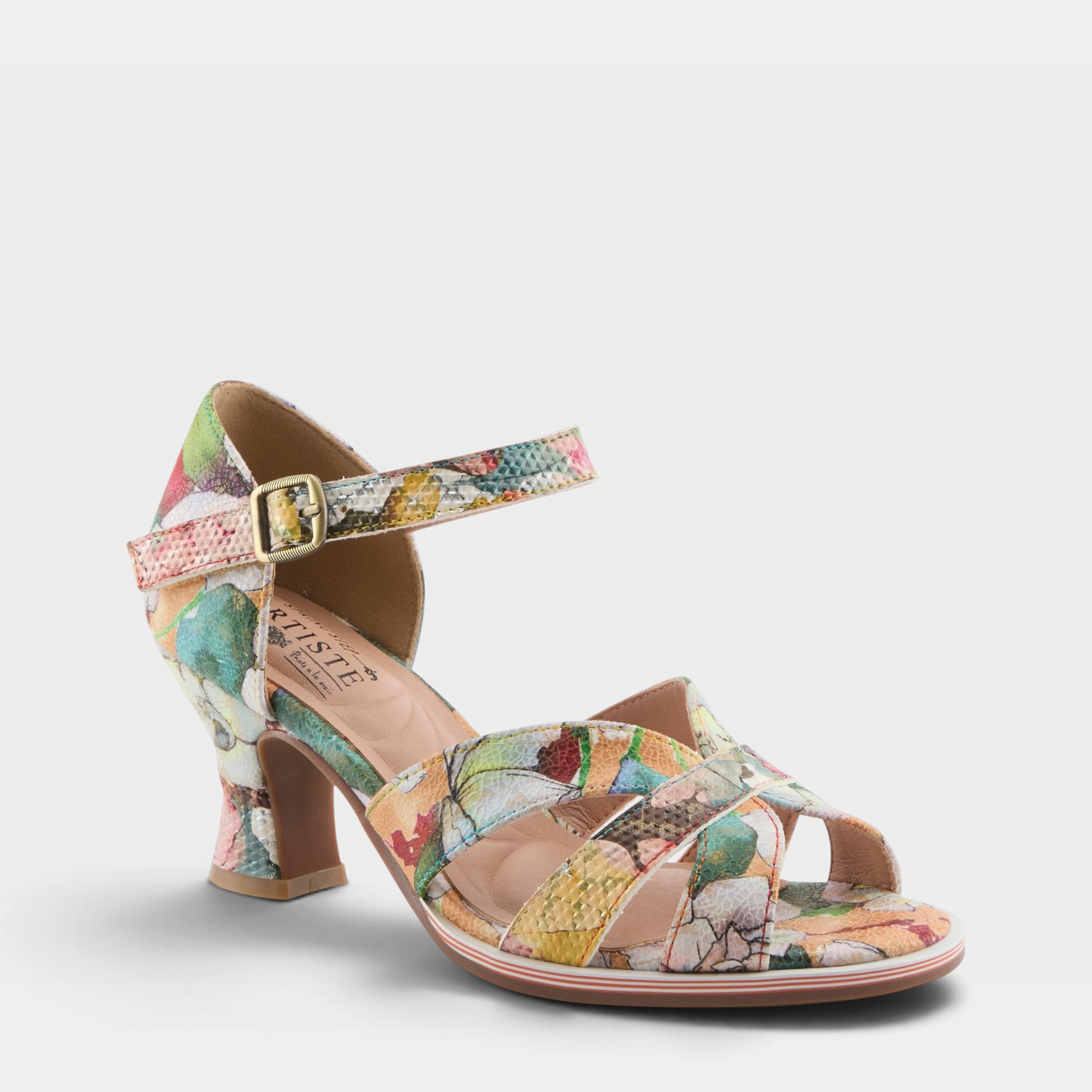 L'Artiste Waltz Leather Sandals For Women