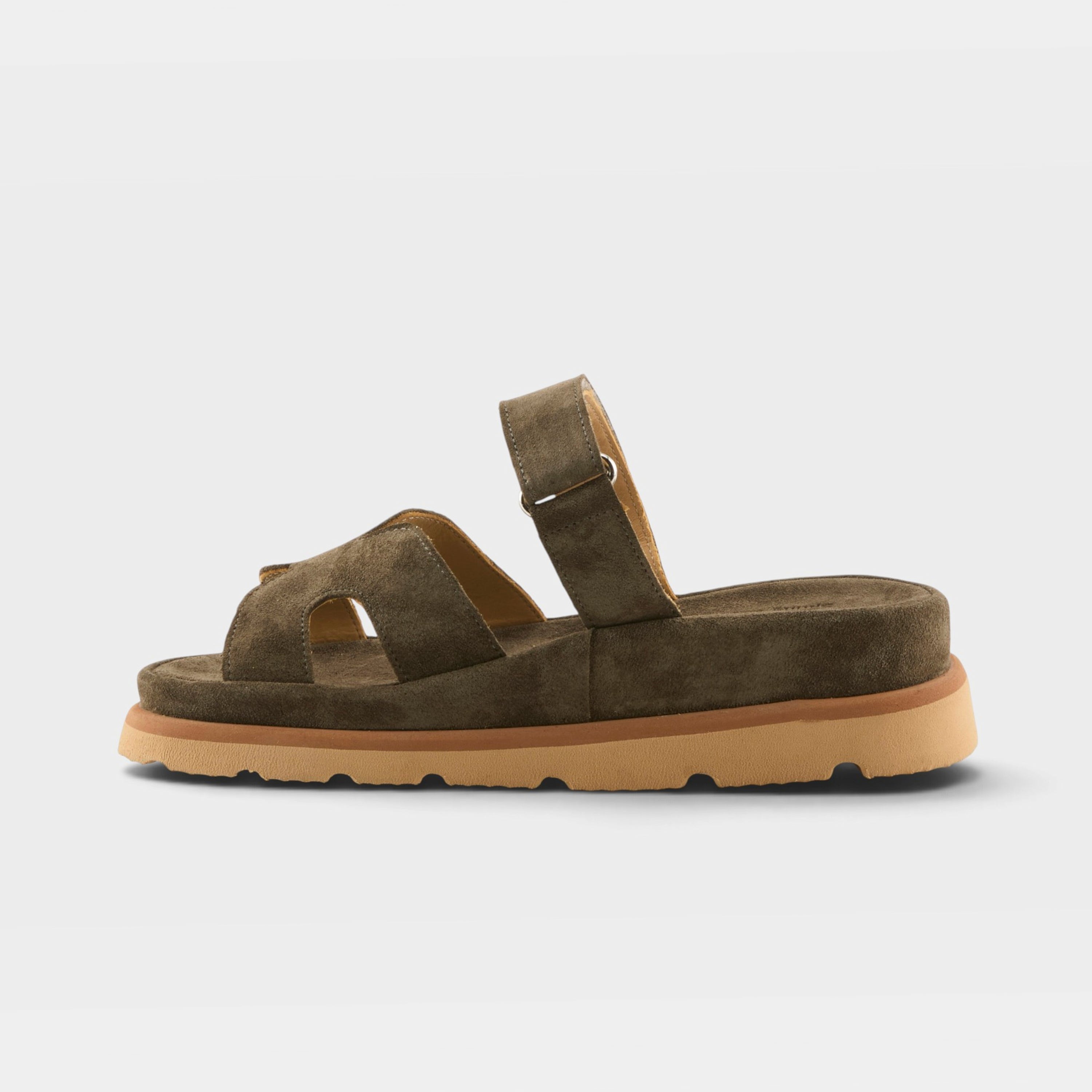 Spring Step Wanderlily Olive Suede Boot
