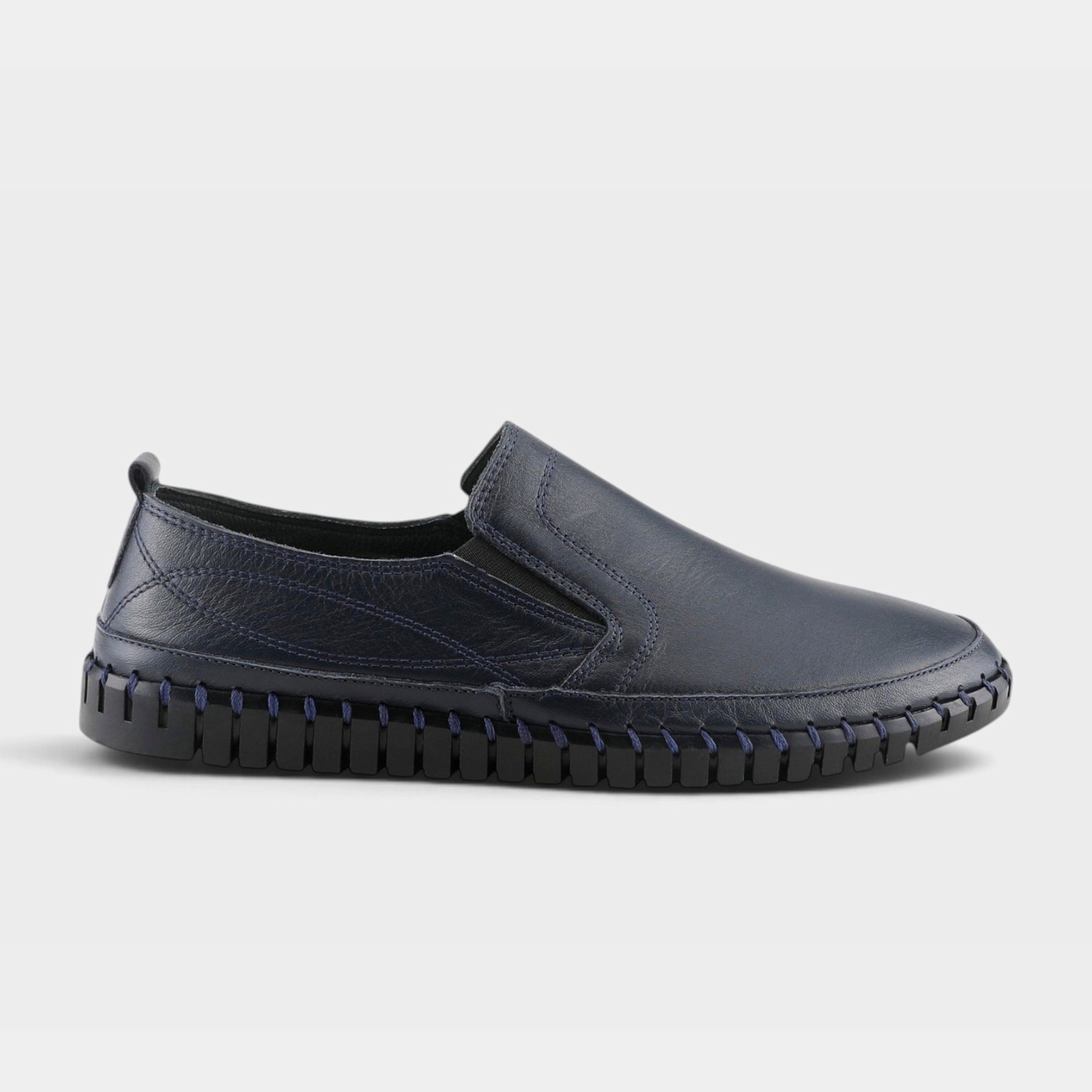 Spring Step Men Whip Navy Shoe