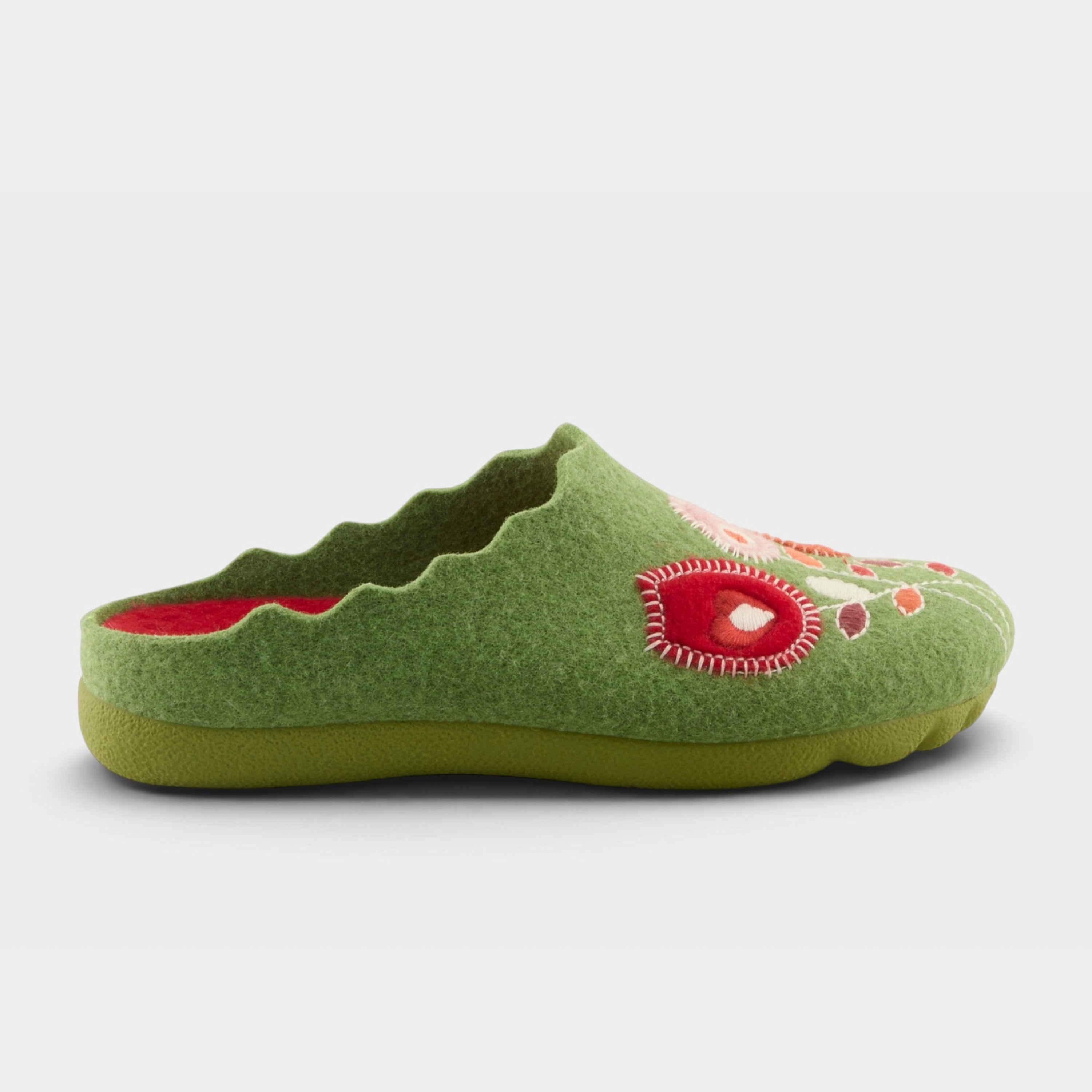 Flexus Wildflower Green Slipper