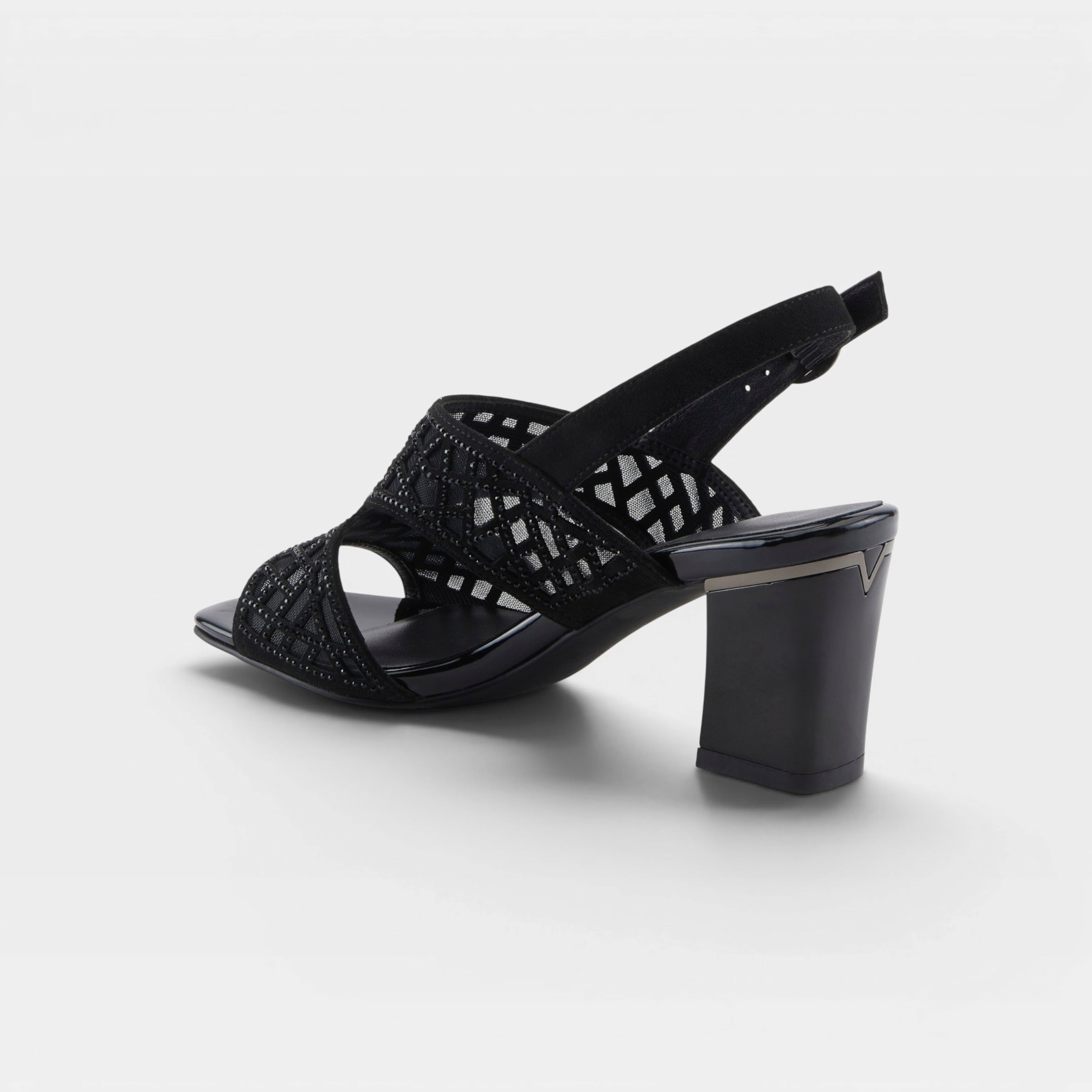 Azura Wisp Black Sandal